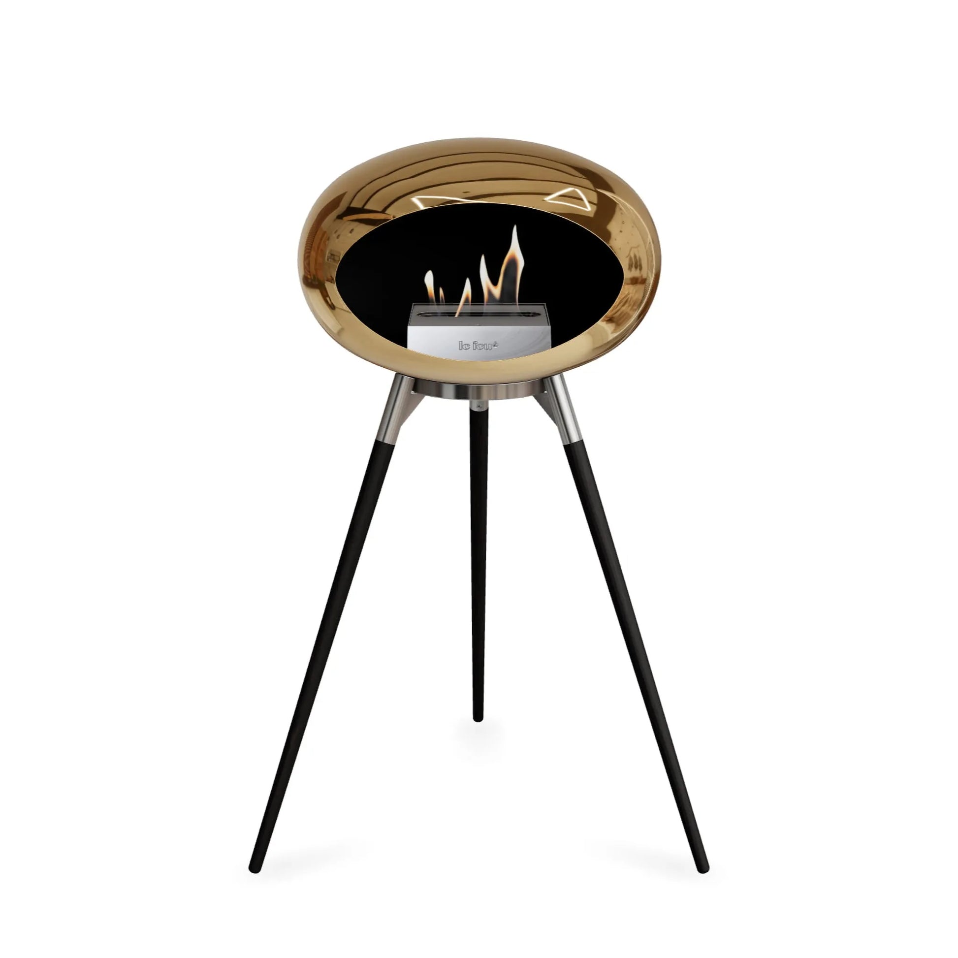  Le Feu Ground High Dome <br>Chromed Rose Gold Nüline Distribution Fireplaces art-noise.myshopify.com le-feu-ground-high-dome-br-chromed-rose-gold