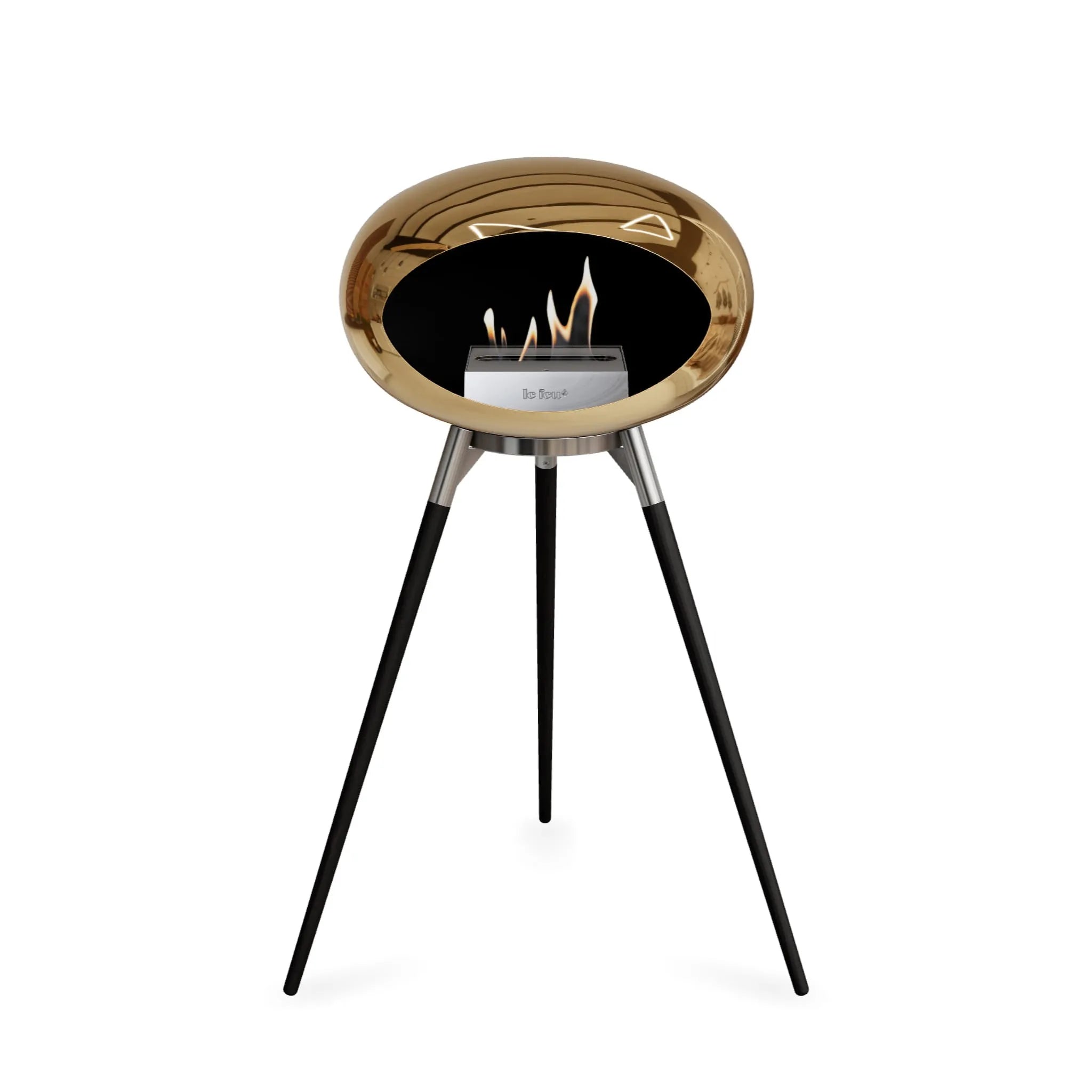  Le Feu Ground High Dome <br>Chromed Rose Gold Nüline Distribution Fireplaces art-noise.myshopify.com le-feu-ground-high-dome-br-chromed-rose-gold