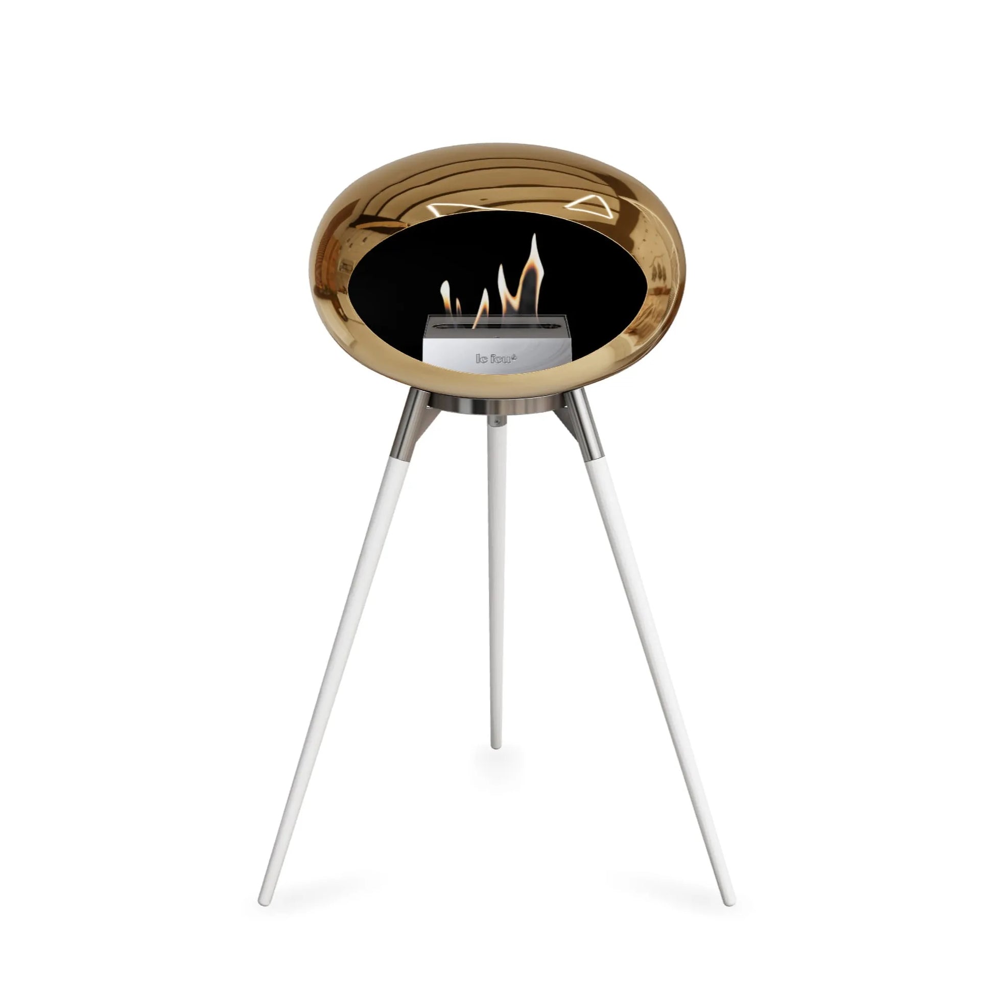  Le Feu Ground High Dome <br>Chromed Rose Gold Nüline Distribution Fireplaces art-noise.myshopify.com le-feu-ground-high-dome-br-chromed-rose-gold