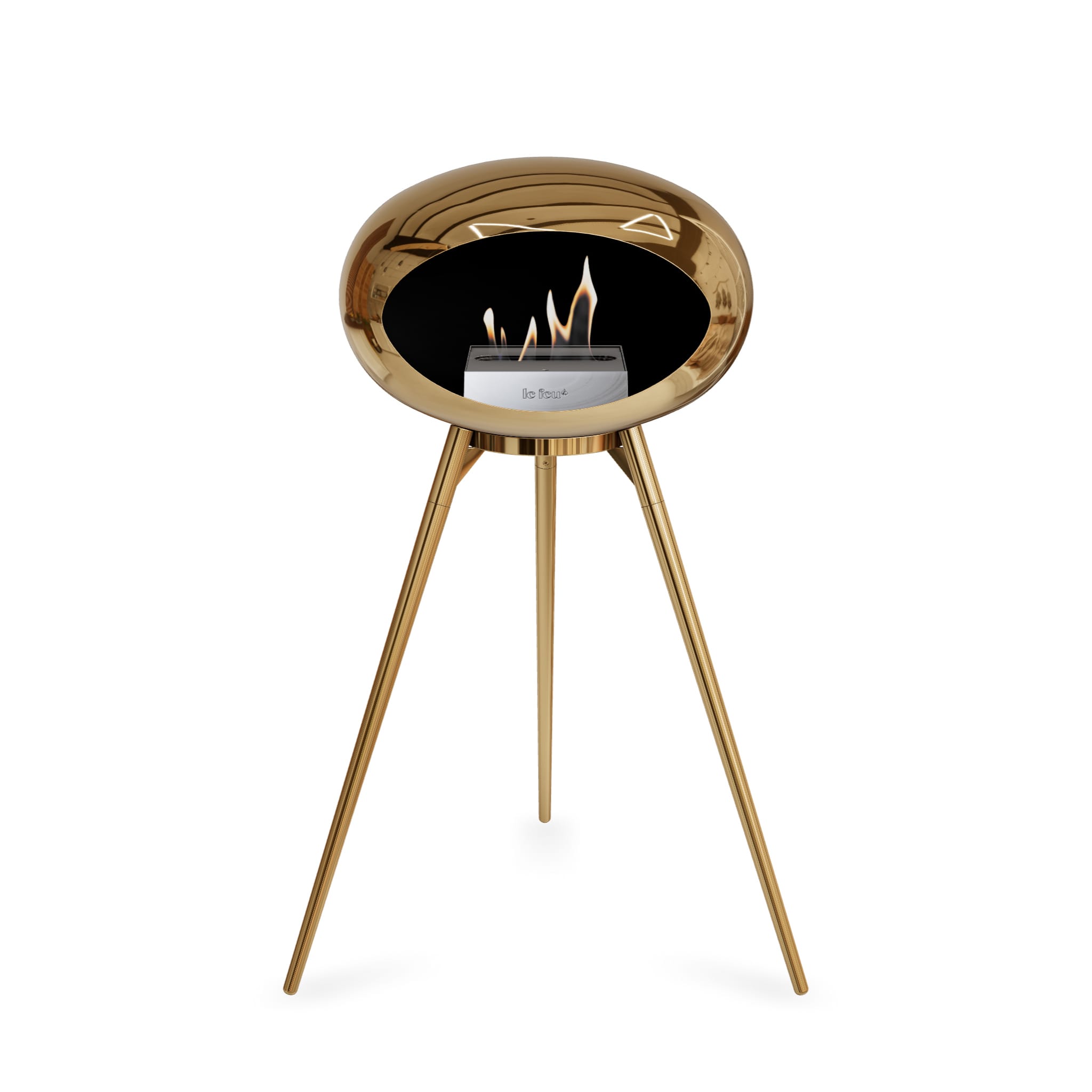Le Feu Ground High Dome <br>Chromed Rose Gold