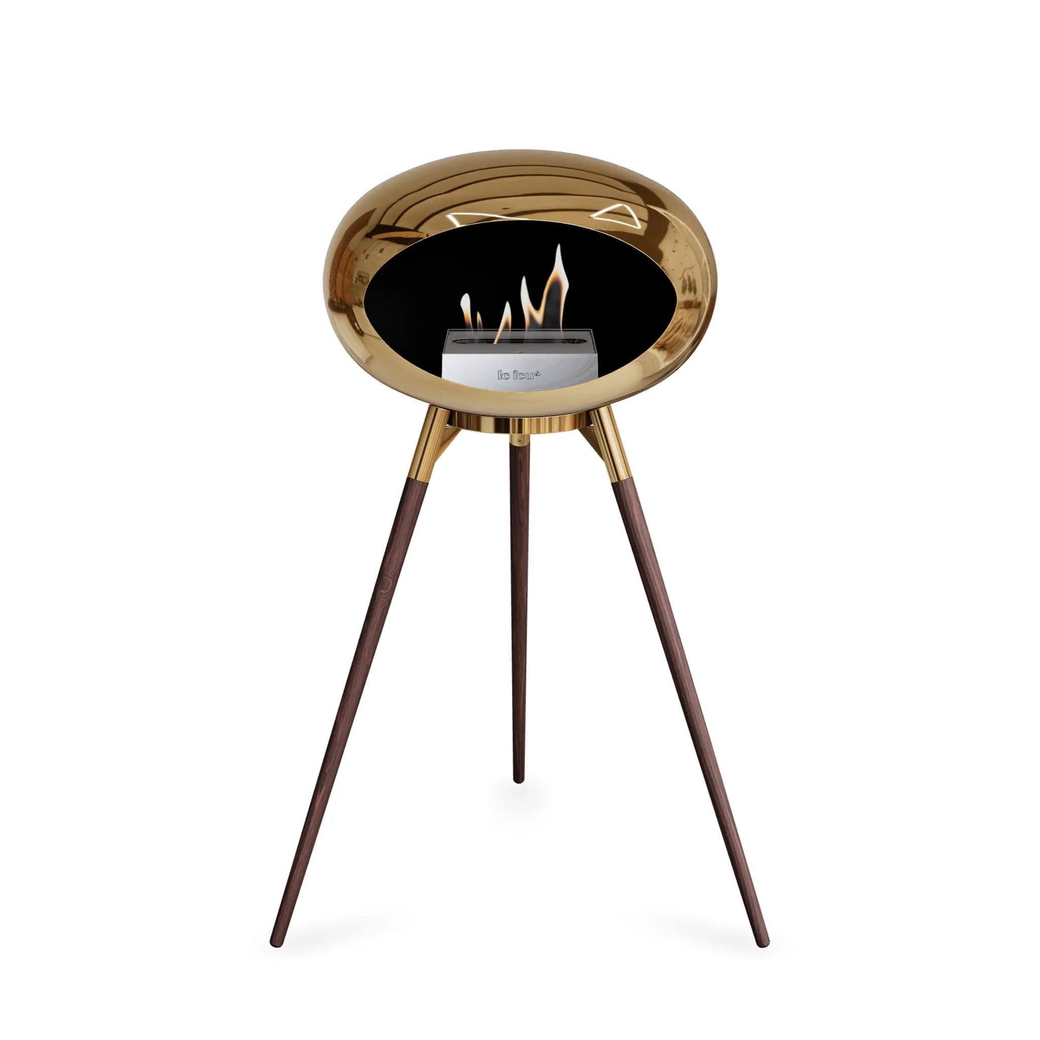  Le Feu Ground High Dome <br>Chromed Rose Gold Nüline Distribution Fireplaces art-noise.myshopify.com le-feu-ground-high-dome-br-chromed-rose-gold