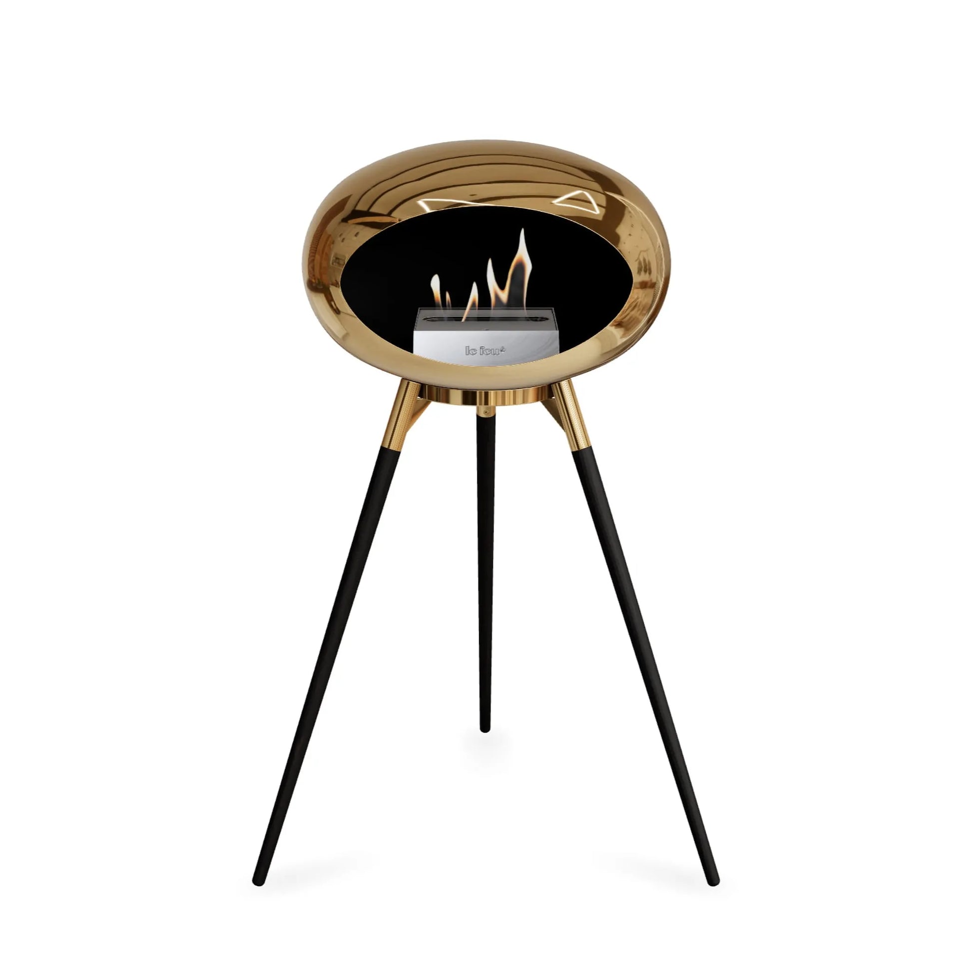  Le Feu Ground High Dome <br>Chromed Rose Gold Nüline Distribution Fireplaces art-noise.myshopify.com le-feu-ground-high-dome-br-chromed-rose-gold