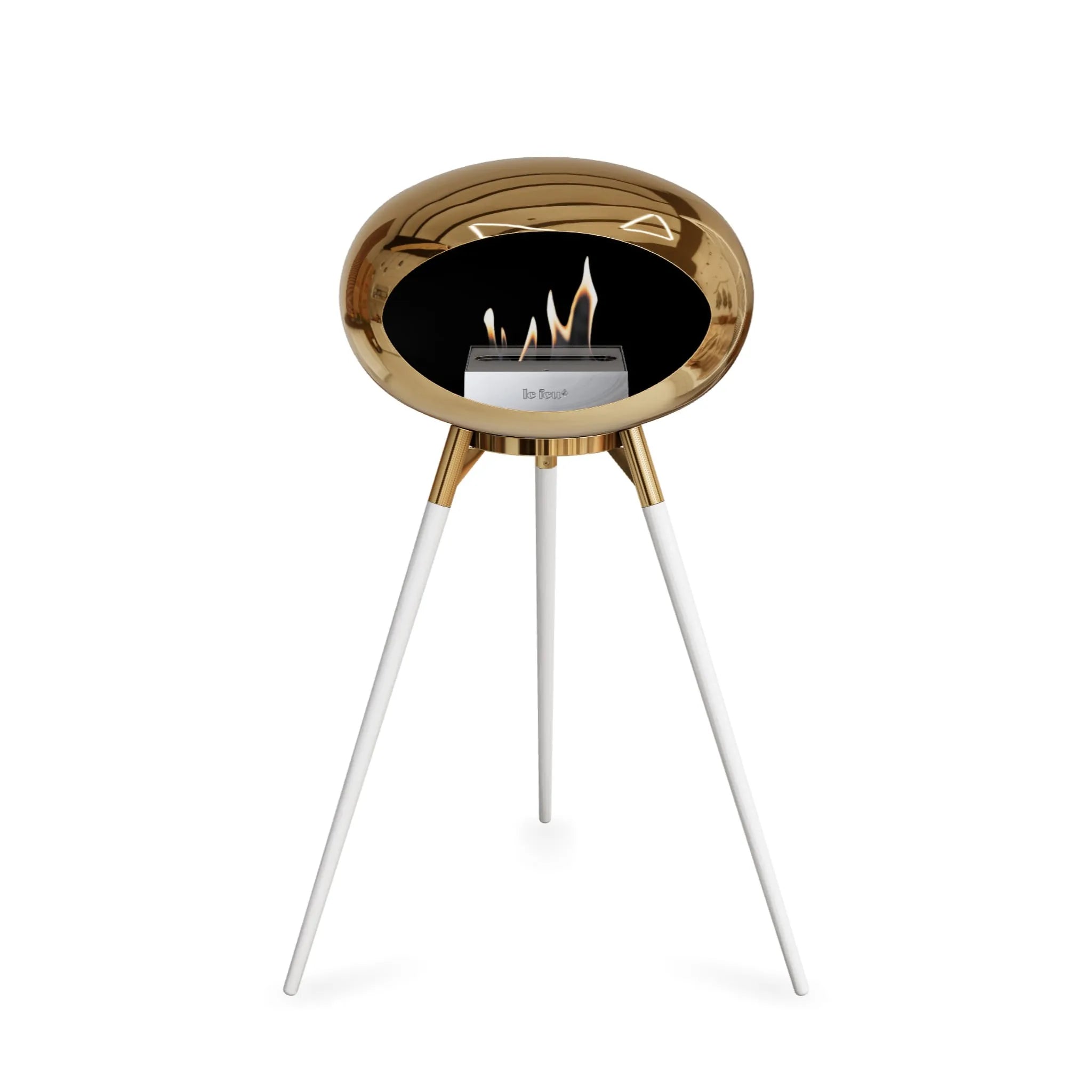  Le Feu Ground High Dome <br>Chromed Rose Gold Nüline Distribution Fireplaces art-noise.myshopify.com le-feu-ground-high-dome-br-chromed-rose-gold