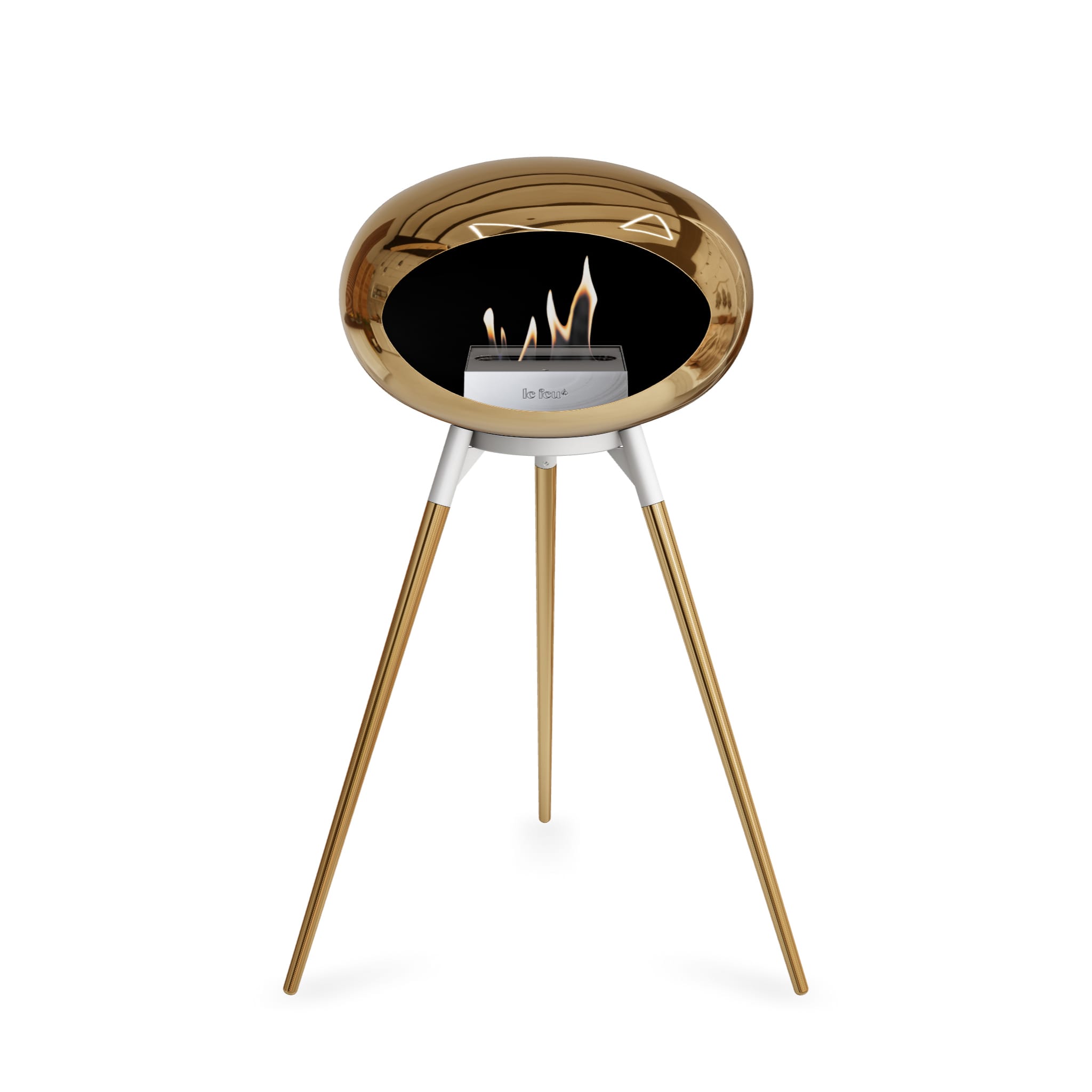 Le Feu Ground High Dome <br>Chromed Rose Gold