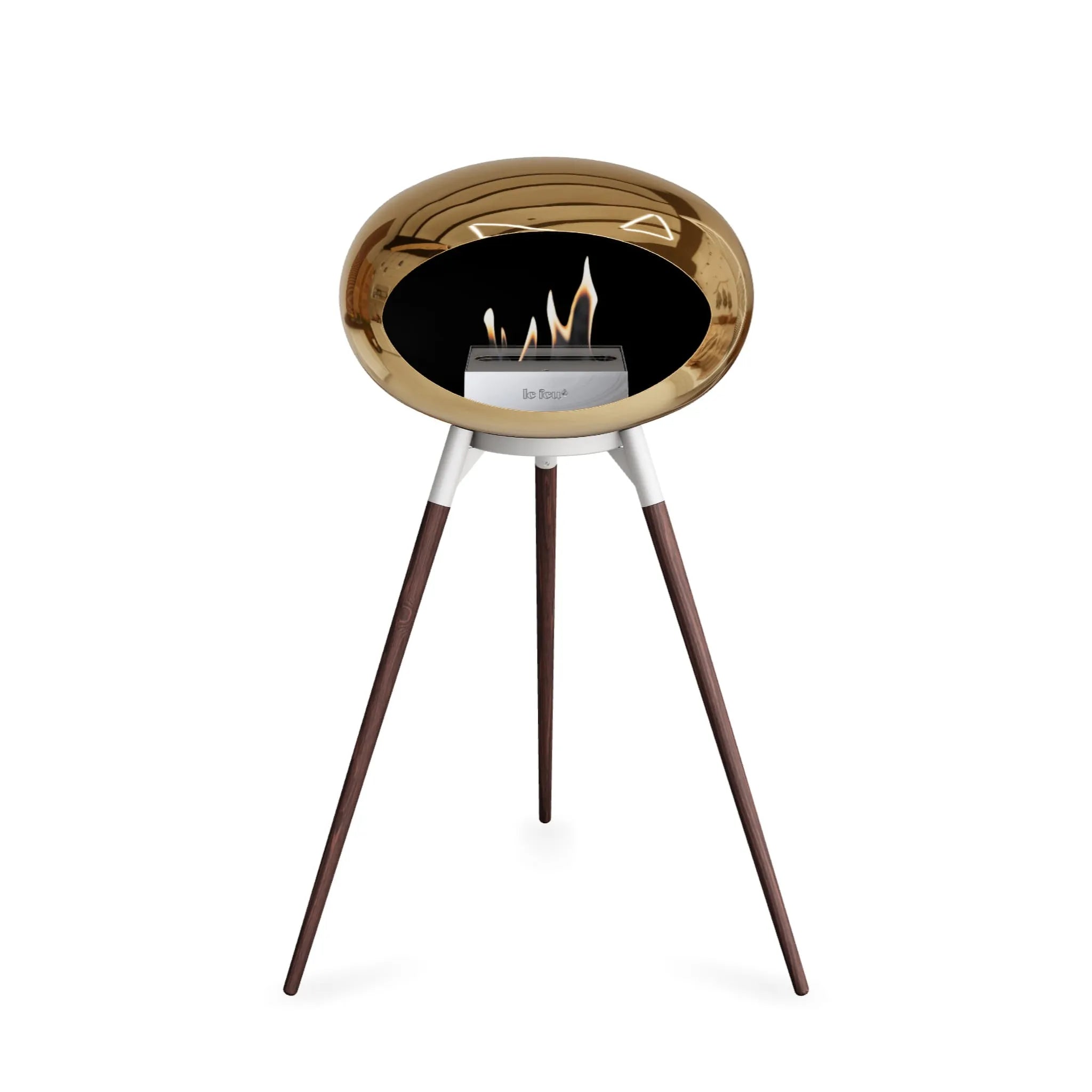  Le Feu Ground High Dome <br>Chromed Rose Gold Nüline Distribution Fireplaces art-noise.myshopify.com le-feu-ground-high-dome-br-chromed-rose-gold