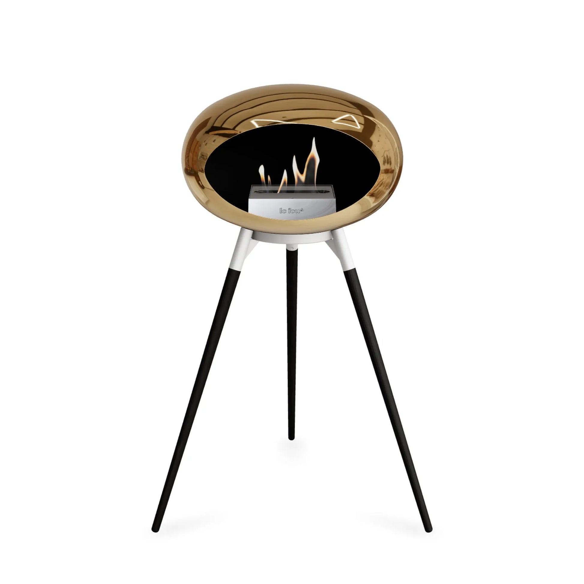  Le Feu Ground High Dome <br>Chromed Rose Gold Nüline Distribution Fireplaces art-noise.myshopify.com le-feu-ground-high-dome-br-chromed-rose-gold