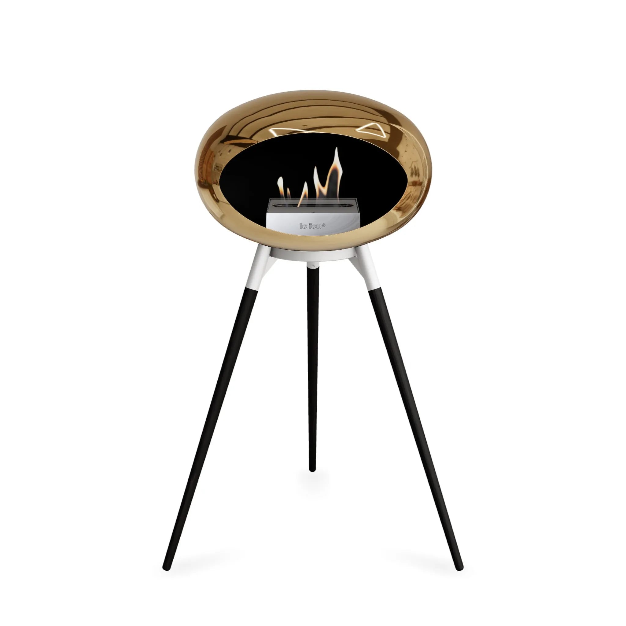  Le Feu Ground High Dome <br>Chromed Rose Gold Nüline Distribution Fireplaces art-noise.myshopify.com le-feu-ground-high-dome-br-chromed-rose-gold