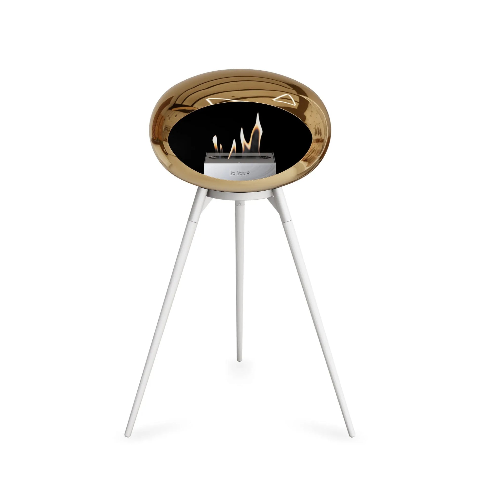  Le Feu Ground High Dome <br>Chromed Rose Gold Nüline Distribution Fireplaces art-noise.myshopify.com le-feu-ground-high-dome-br-chromed-rose-gold