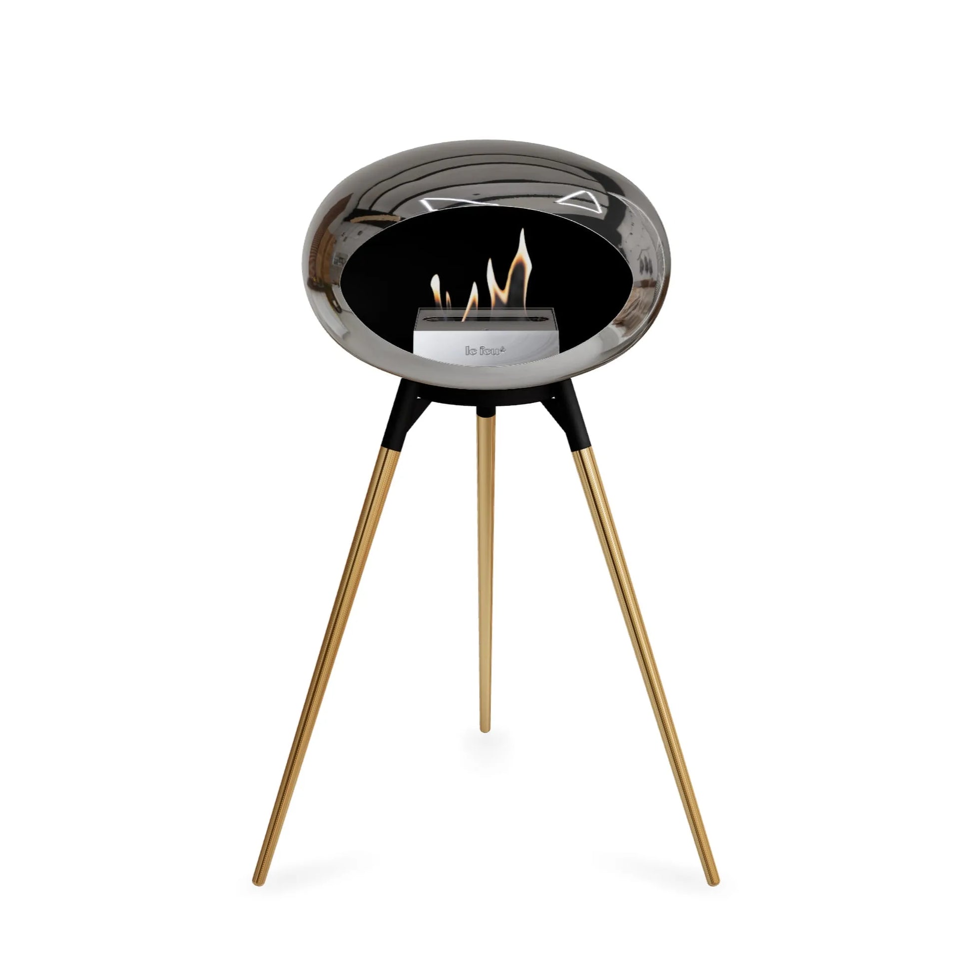  Le Feu Ground High Dome <br>Chromed Silver Nüline Distribution Fireplaces art-noise.myshopify.com le-feu-ground-high-dome-br-chromed-silver