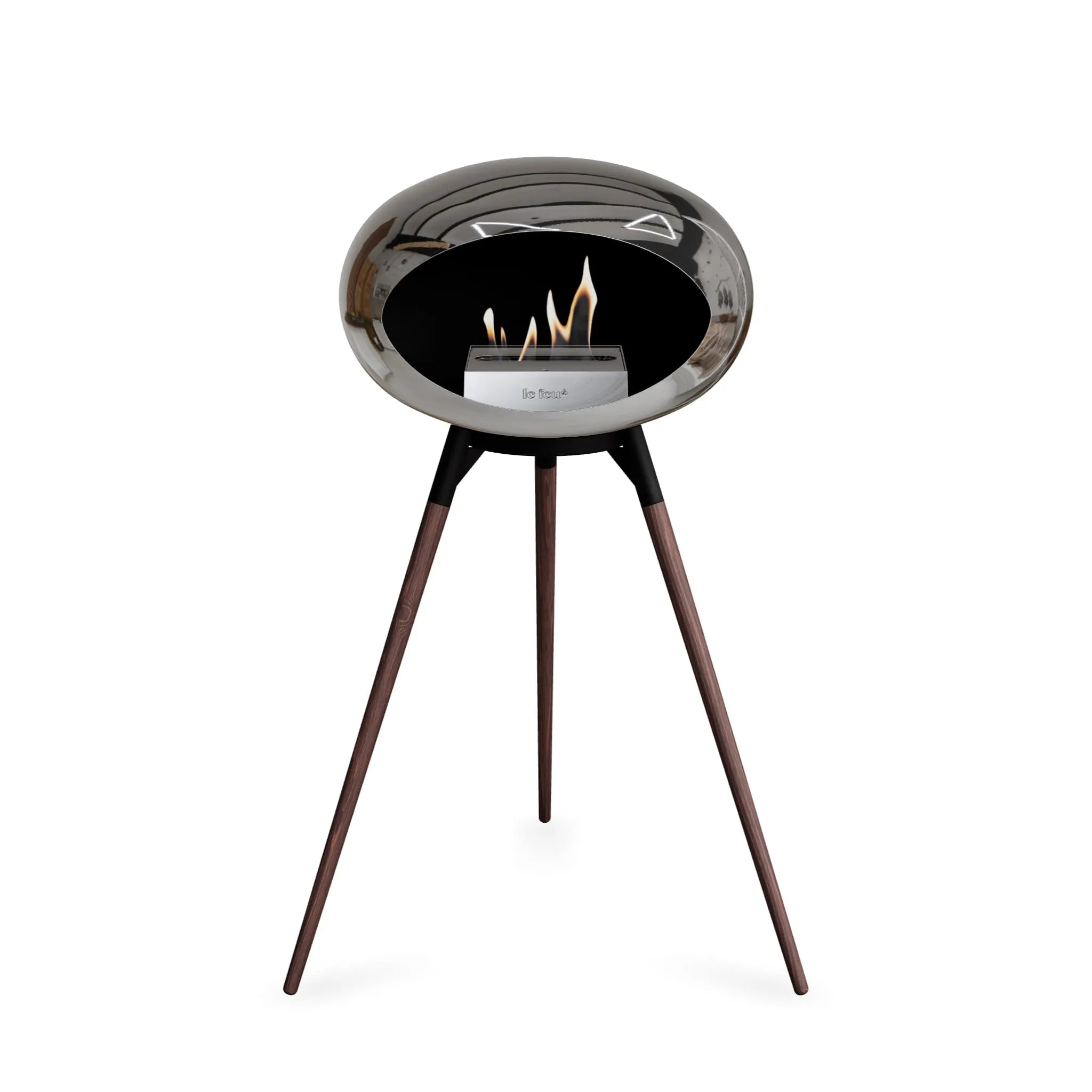  Le Feu Ground High Dome <br>Chromed Silver Nüline Distribution Fireplaces art-noise.myshopify.com le-feu-ground-high-dome-br-chromed-silver