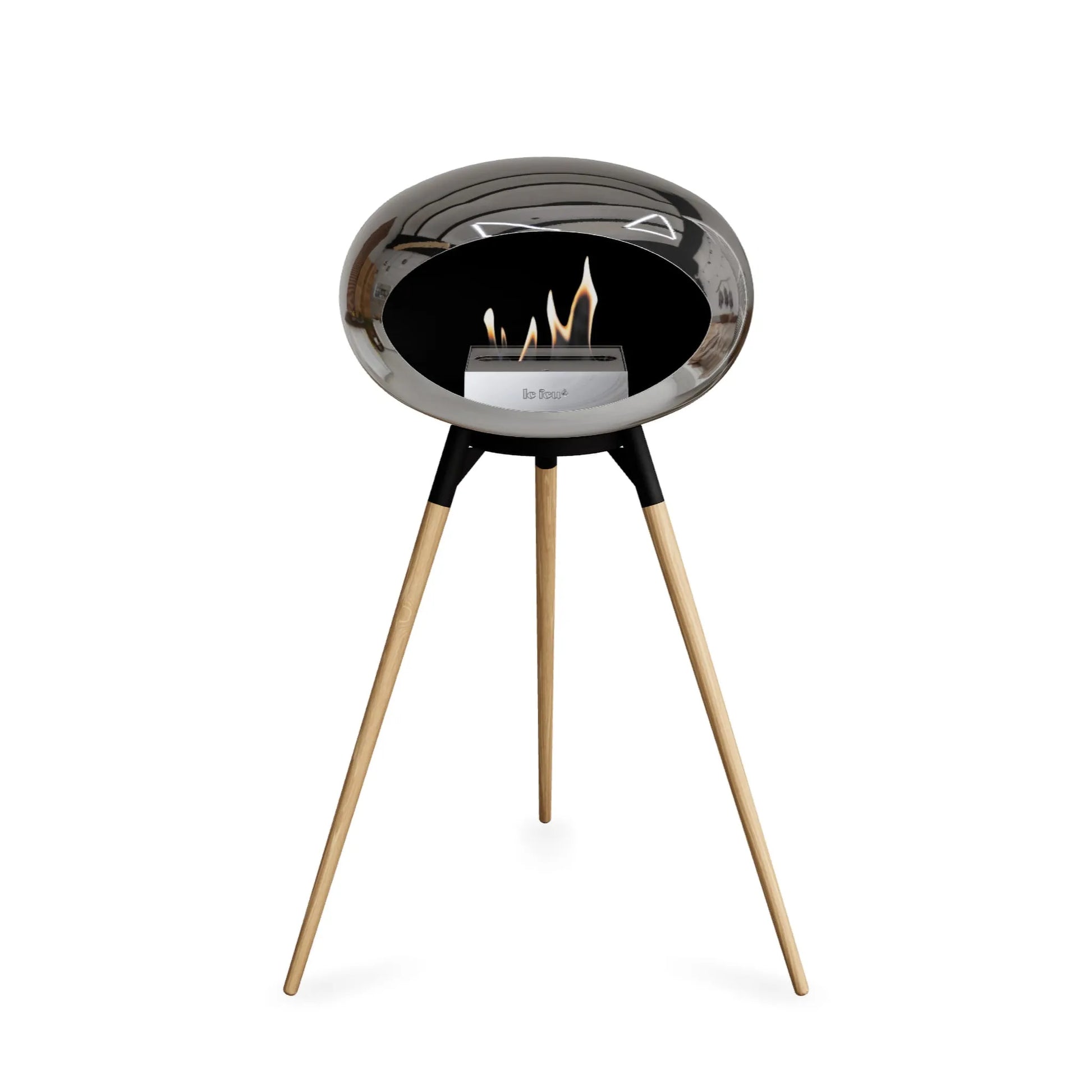  Le Feu Ground High Dome <br>Chromed Silver Nüline Distribution Fireplaces art-noise.myshopify.com le-feu-ground-high-dome-br-chromed-silver