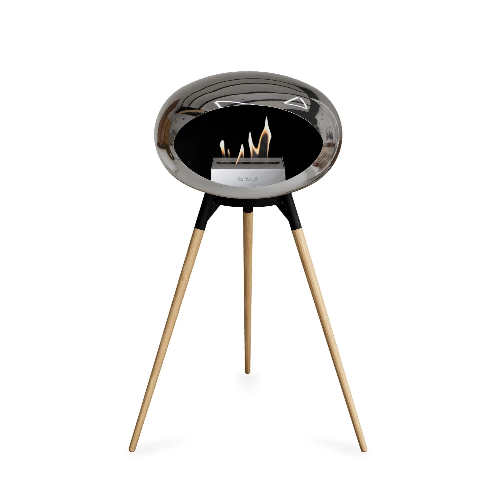  Le Feu Ground High Dome <br>Chromed Silver Nüline Distribution Fireplaces art-noise.myshopify.com le-feu-ground-high-dome-br-chromed-silver