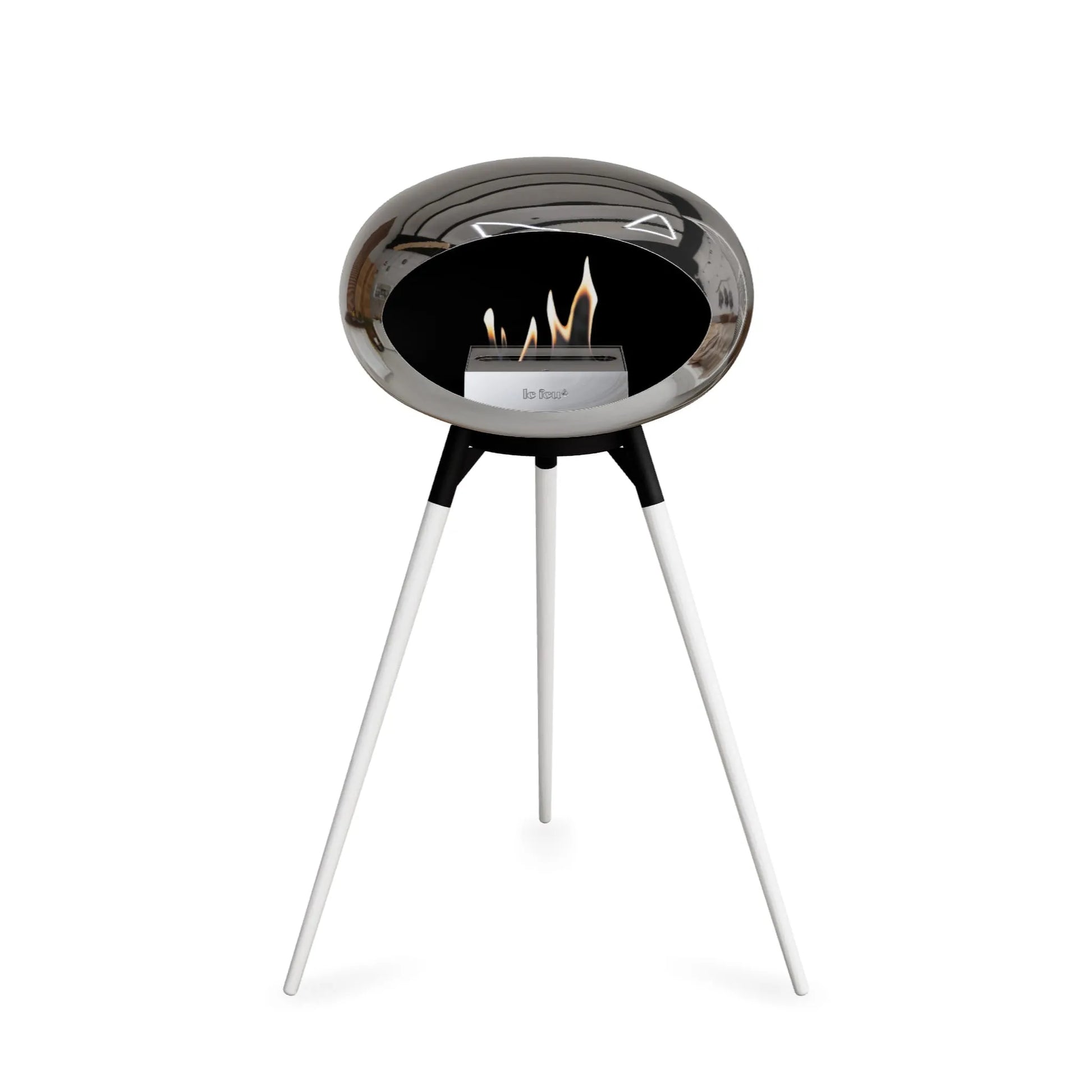  Le Feu Ground High Dome <br>Chromed Silver Nüline Distribution Fireplaces art-noise.myshopify.com le-feu-ground-high-dome-br-chromed-silver