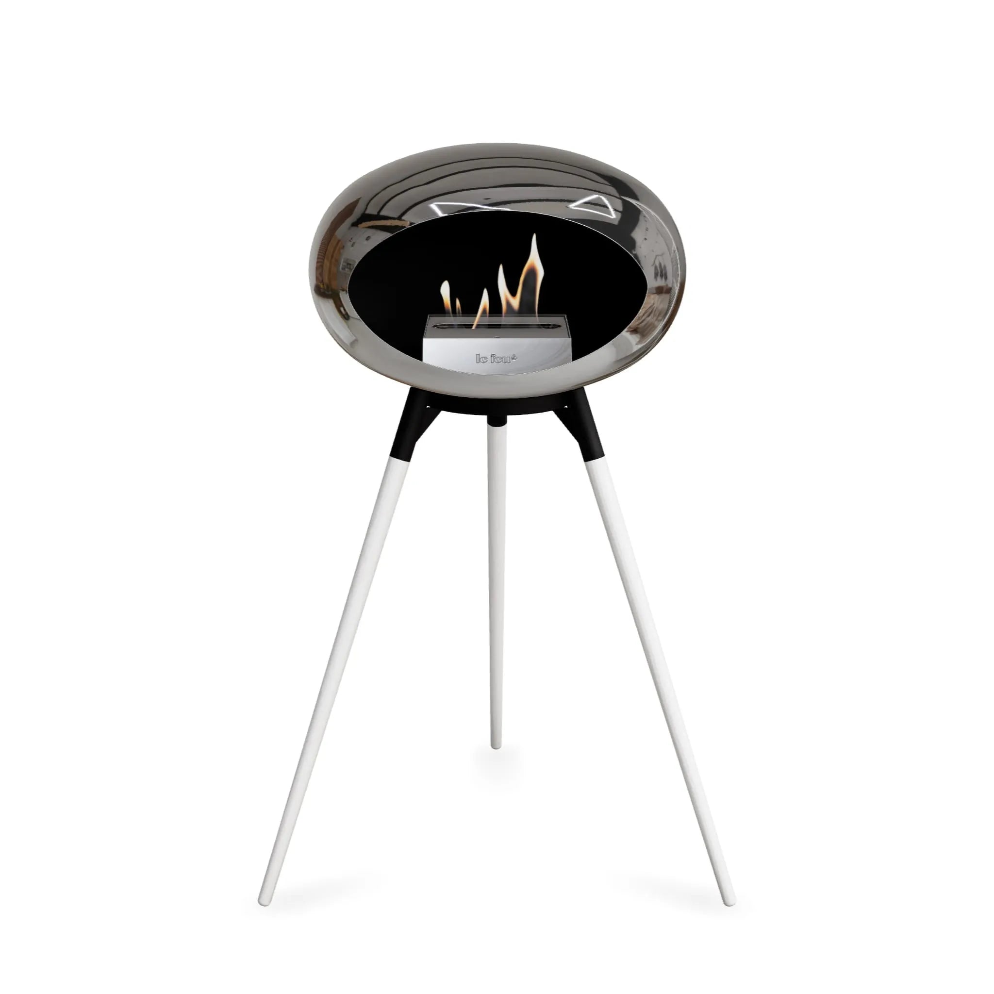 Le Feu Ground High Dome <br>Chromed Silver Nüline Distribution Fireplaces art-noise.myshopify.com le-feu-ground-high-dome-br-chromed-silver
