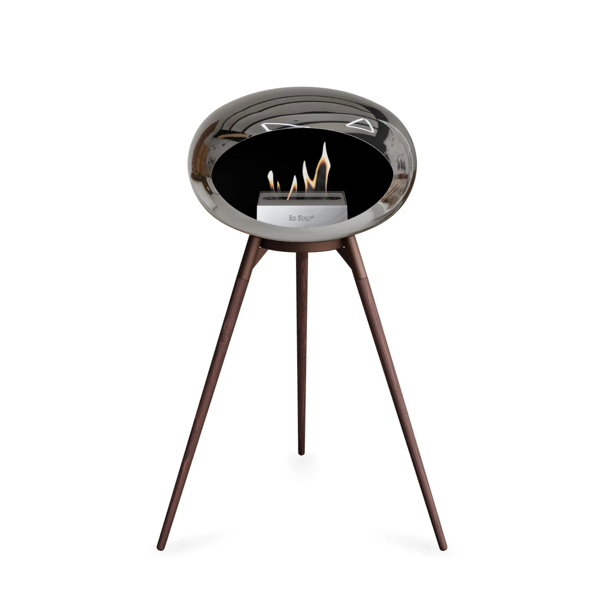  Le Feu Ground High Dome <br>Chromed Silver Nüline Distribution Fireplaces art-noise.myshopify.com le-feu-ground-high-dome-br-chromed-silver