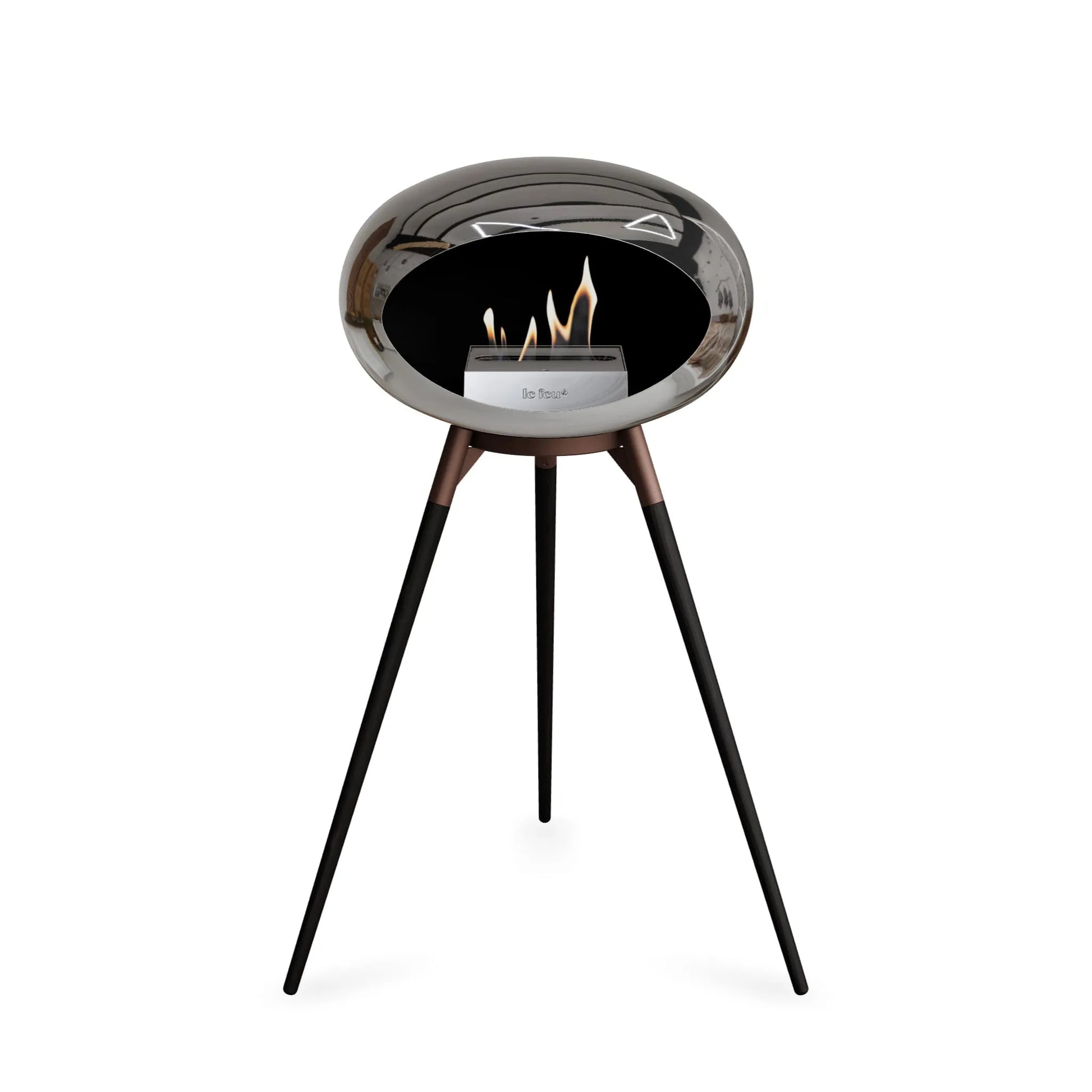  Le Feu Ground High Dome <br>Chromed Silver Nüline Distribution Fireplaces art-noise.myshopify.com le-feu-ground-high-dome-br-chromed-silver