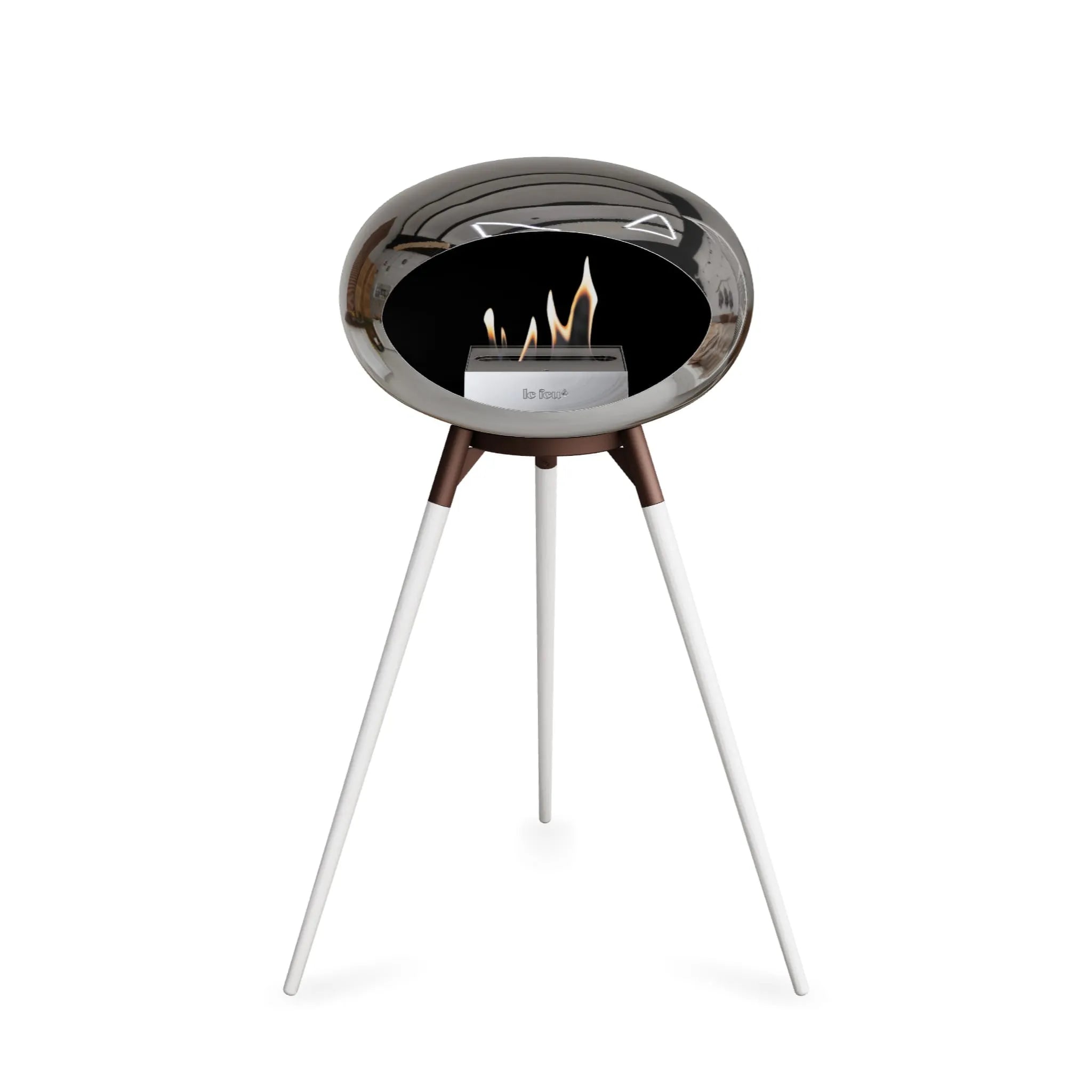  Le Feu Ground High Dome <br>Chromed Silver Nüline Distribution Fireplaces art-noise.myshopify.com le-feu-ground-high-dome-br-chromed-silver
