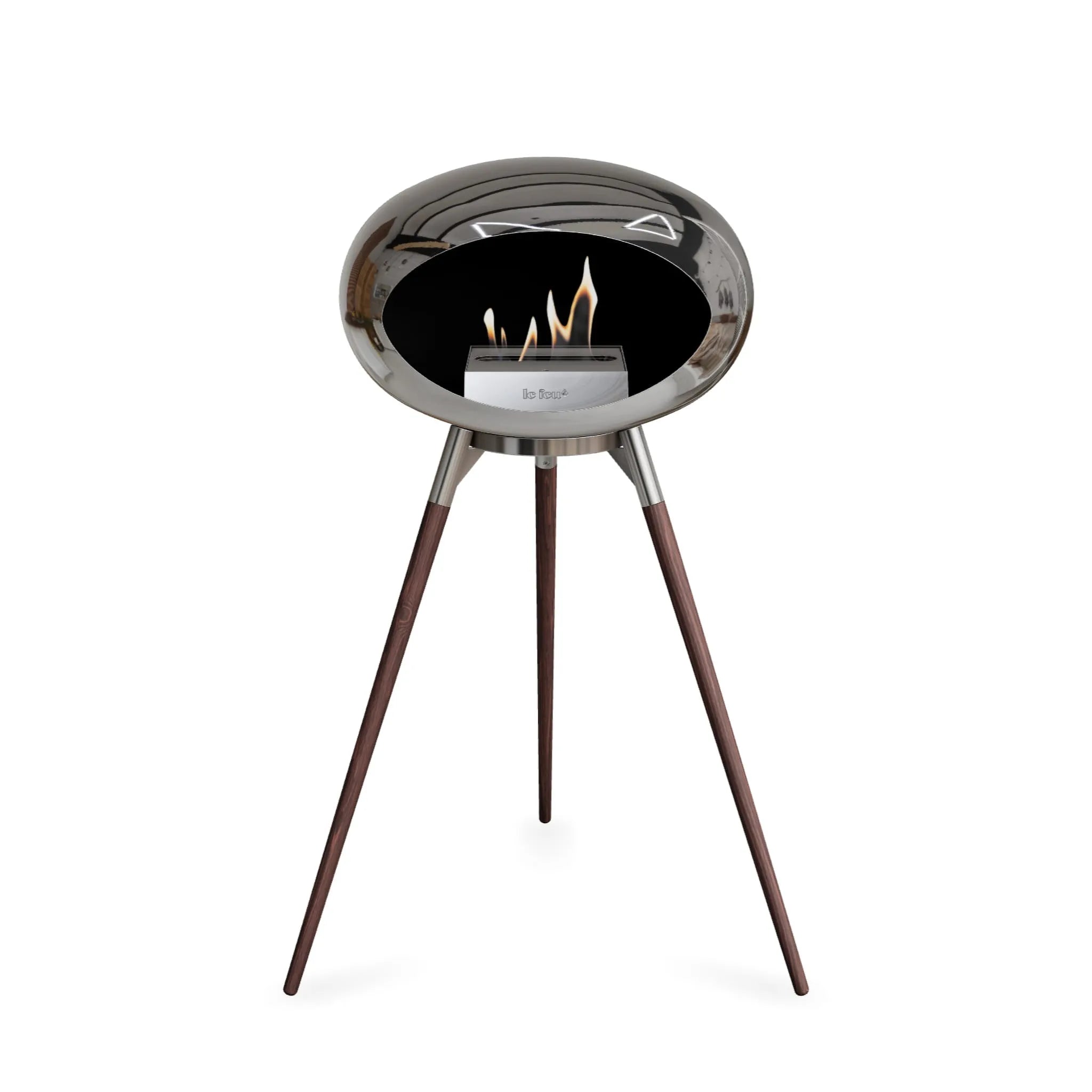  Le Feu Ground High Dome <br>Chromed Silver Nüline Distribution Fireplaces art-noise.myshopify.com le-feu-ground-high-dome-br-chromed-silver