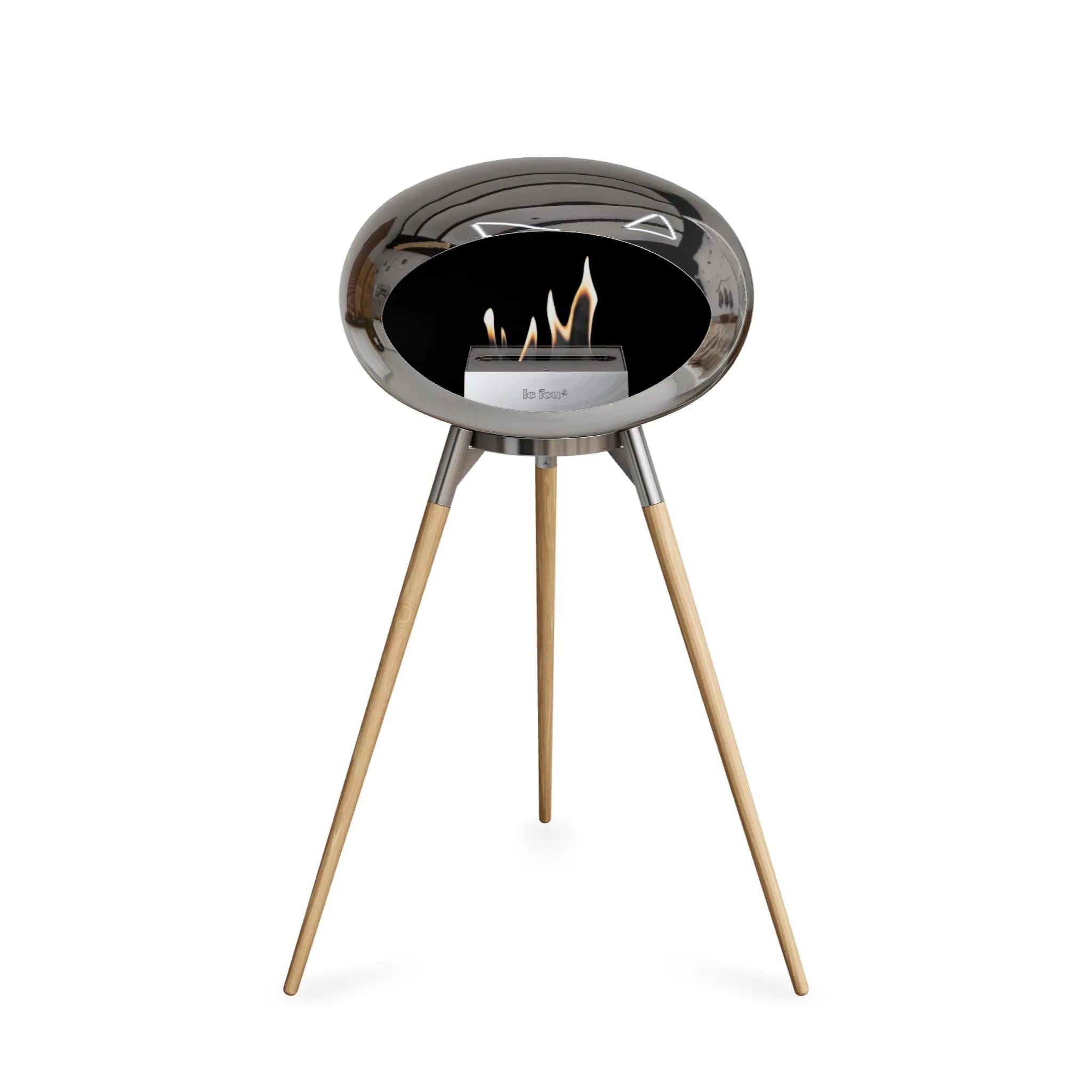  Le Feu Ground High Dome <br>Chromed Silver Nüline Distribution Fireplaces art-noise.myshopify.com le-feu-ground-high-dome-br-chromed-silver