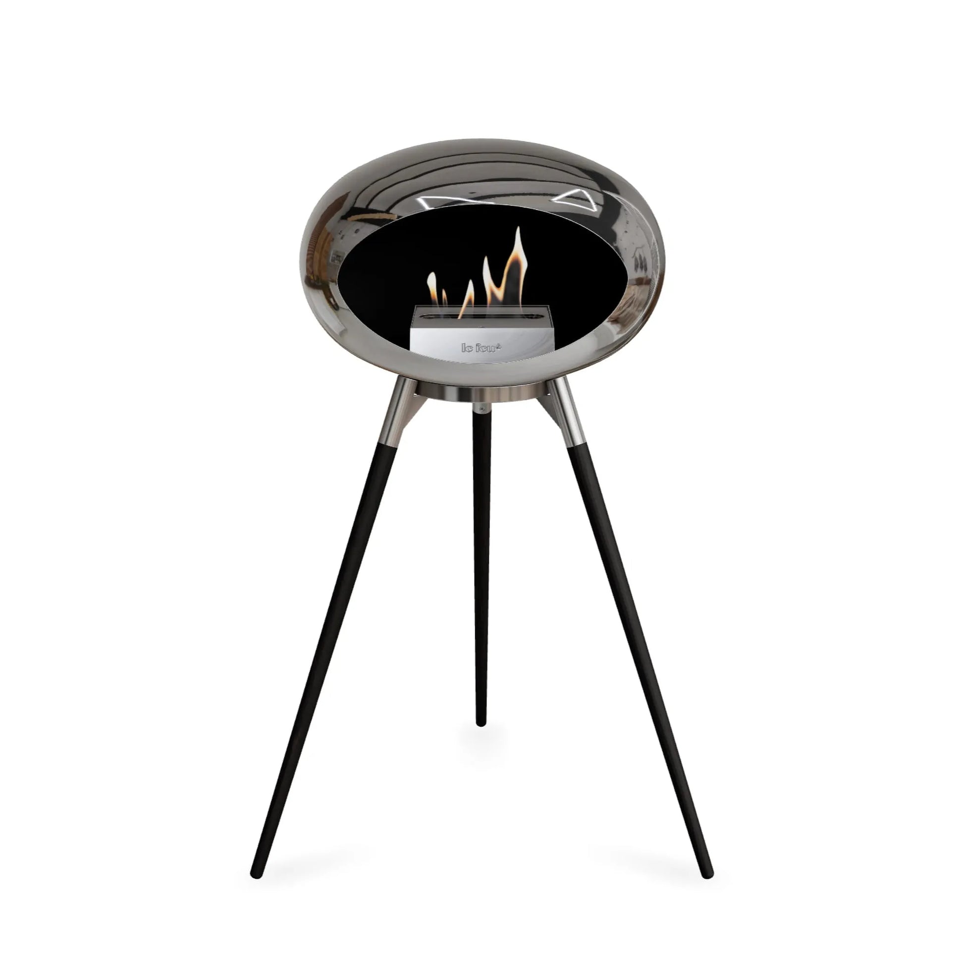  Le Feu Ground High Dome <br>Chromed Silver Nüline Distribution Fireplaces art-noise.myshopify.com le-feu-ground-high-dome-br-chromed-silver