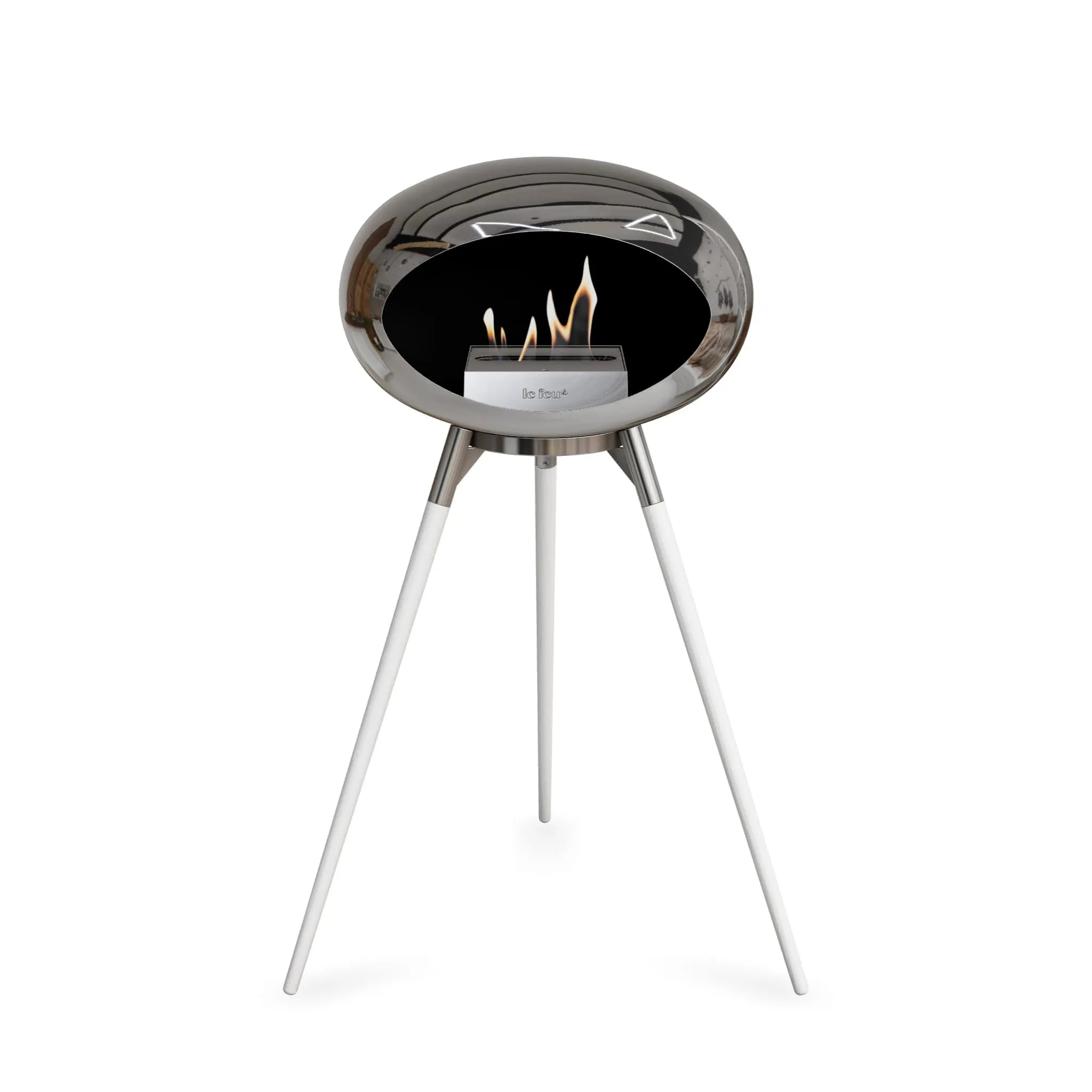  Le Feu Ground High Dome <br>Chromed Silver Nüline Distribution Fireplaces art-noise.myshopify.com le-feu-ground-high-dome-br-chromed-silver