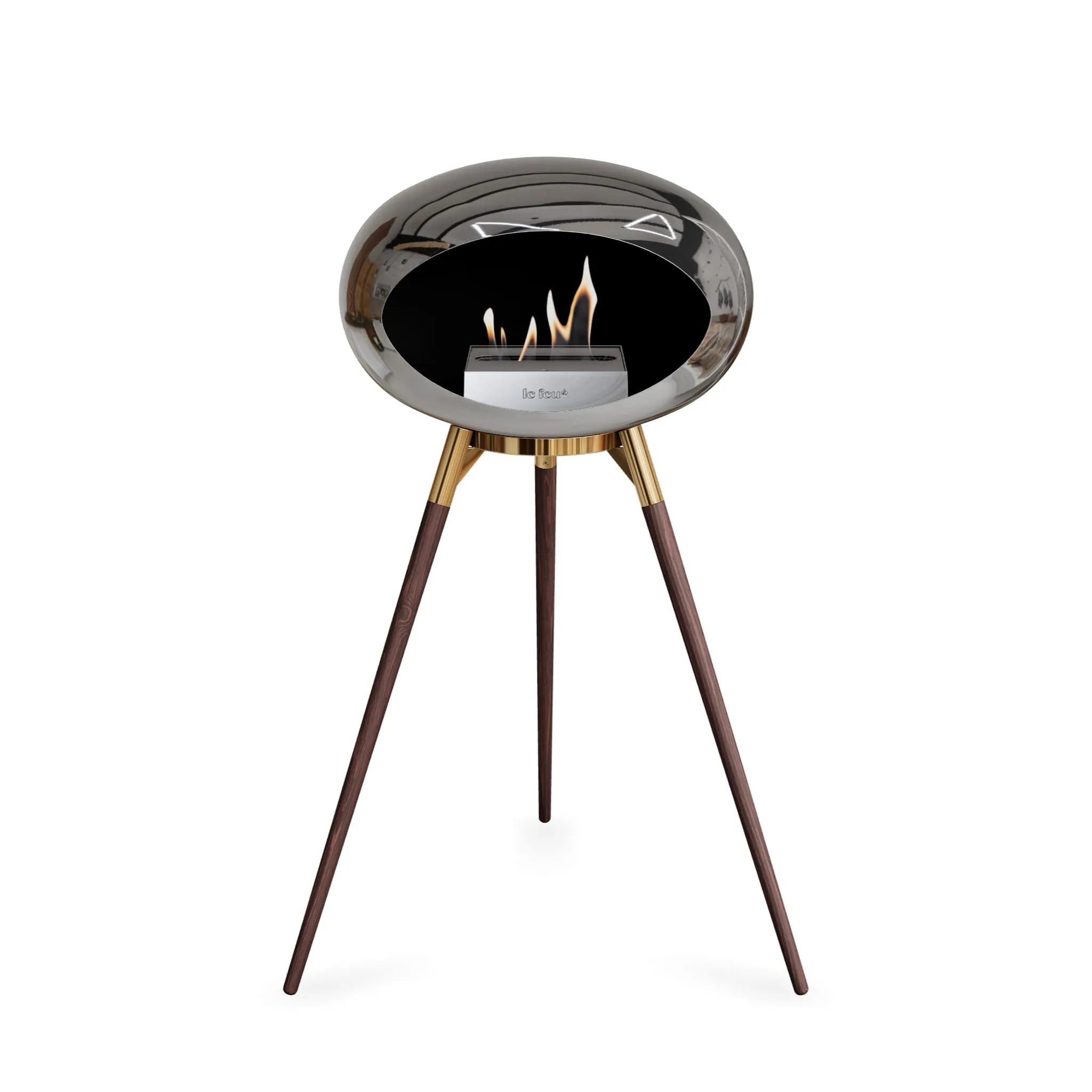  Le Feu Ground High Dome <br>Chromed Silver Nüline Distribution Fireplaces art-noise.myshopify.com le-feu-ground-high-dome-br-chromed-silver
