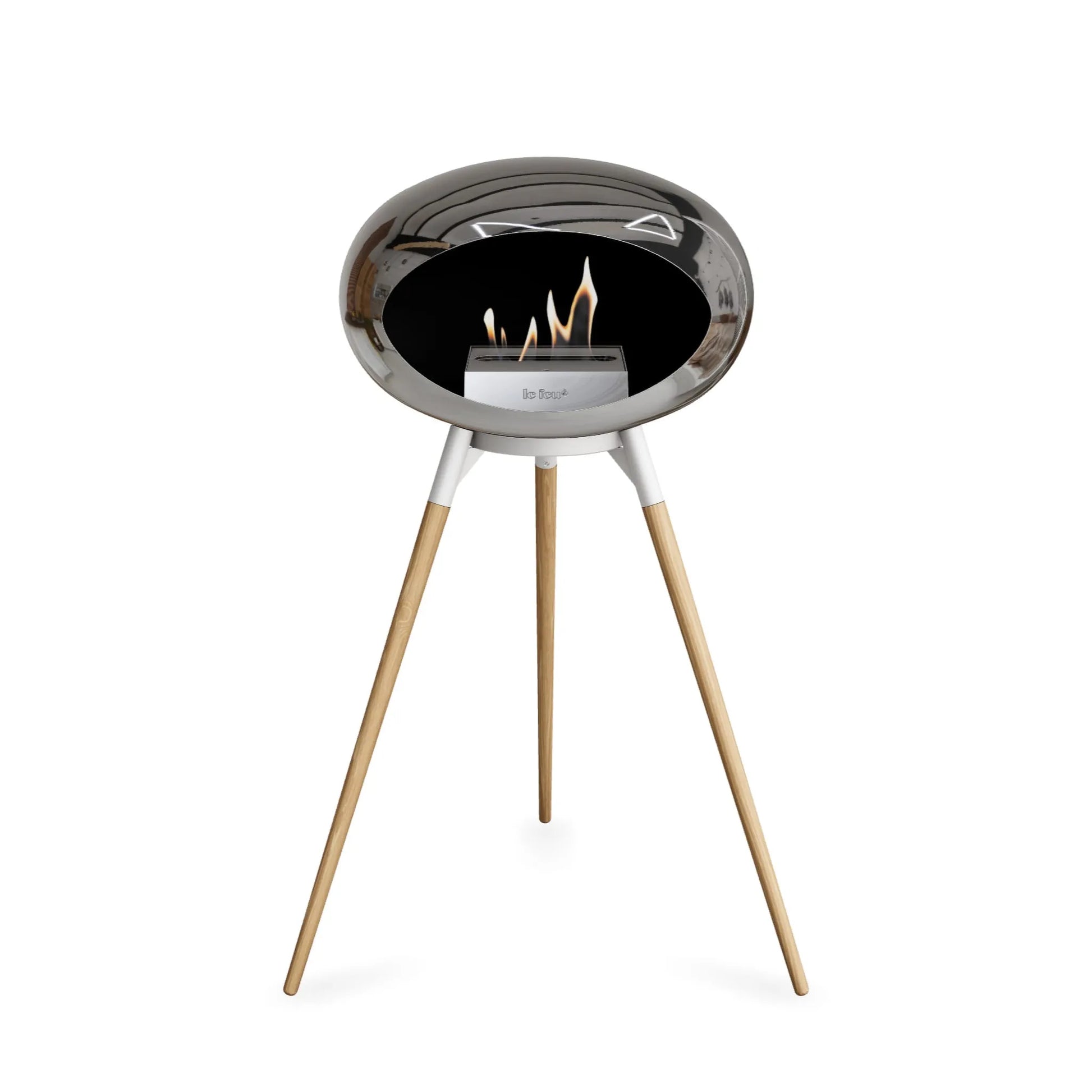  Le Feu Ground High Dome <br>Chromed Silver Nüline Distribution Fireplaces art-noise.myshopify.com le-feu-ground-high-dome-br-chromed-silver