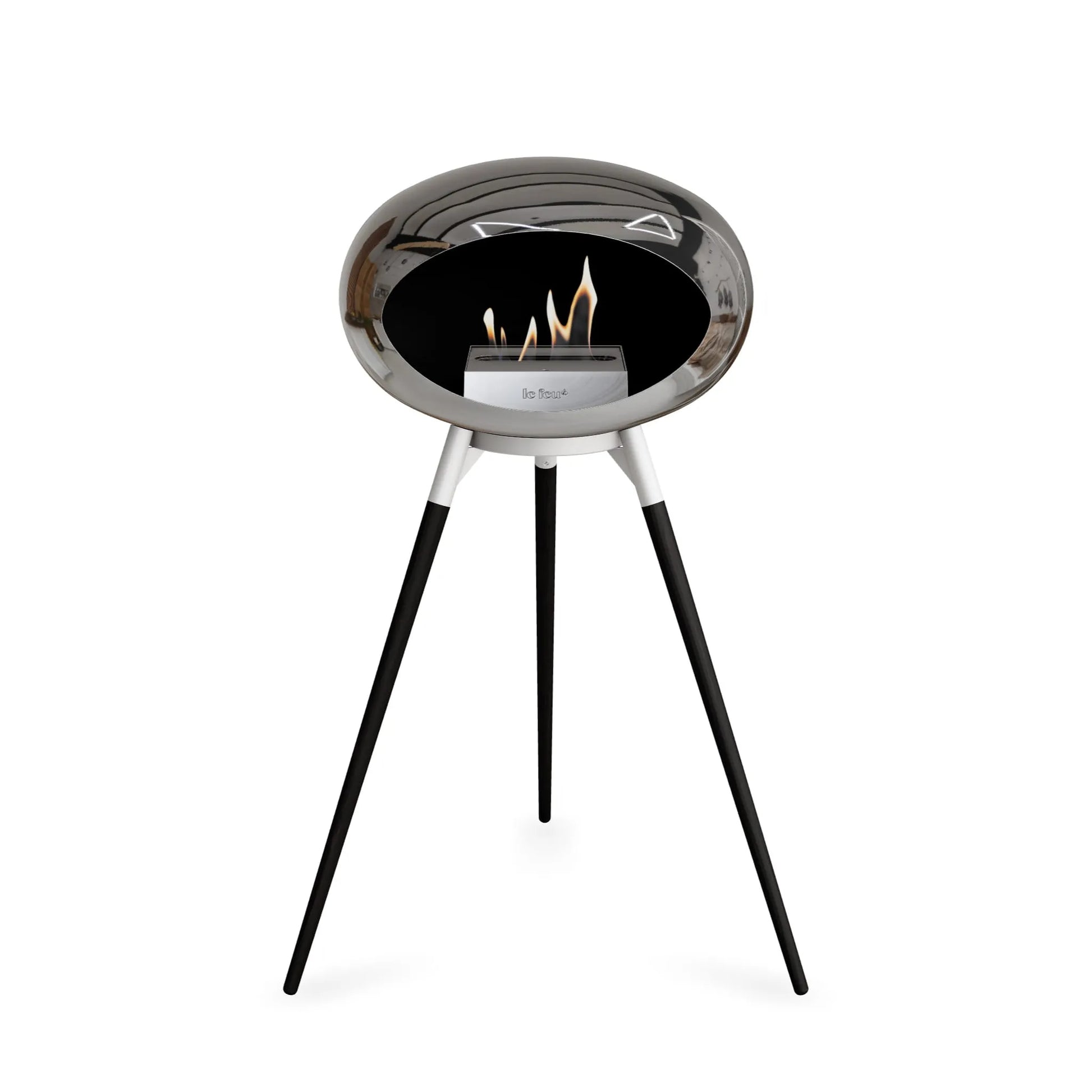  Le Feu Ground High Dome <br>Chromed Silver Nüline Distribution Fireplaces art-noise.myshopify.com le-feu-ground-high-dome-br-chromed-silver