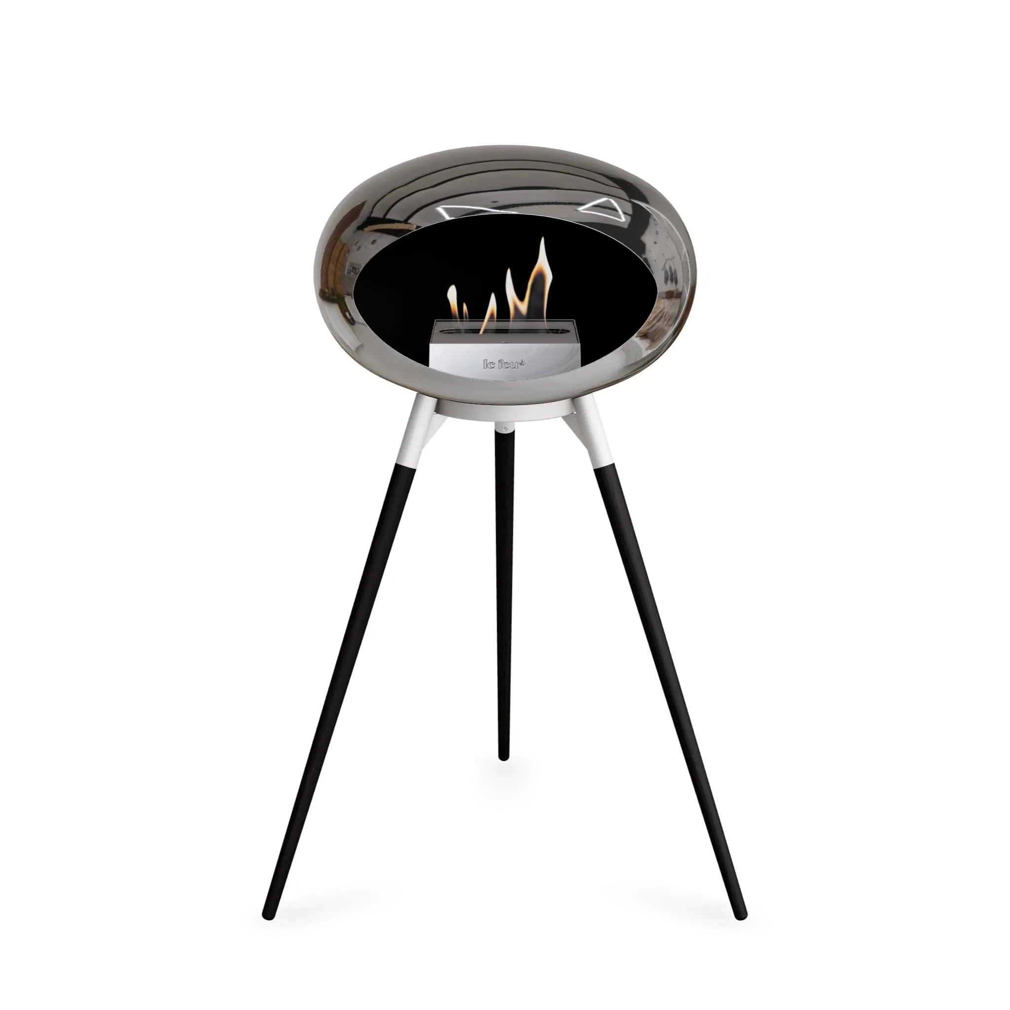  Le Feu Ground High Dome <br>Chromed Silver Nüline Distribution Fireplaces art-noise.myshopify.com le-feu-ground-high-dome-br-chromed-silver
