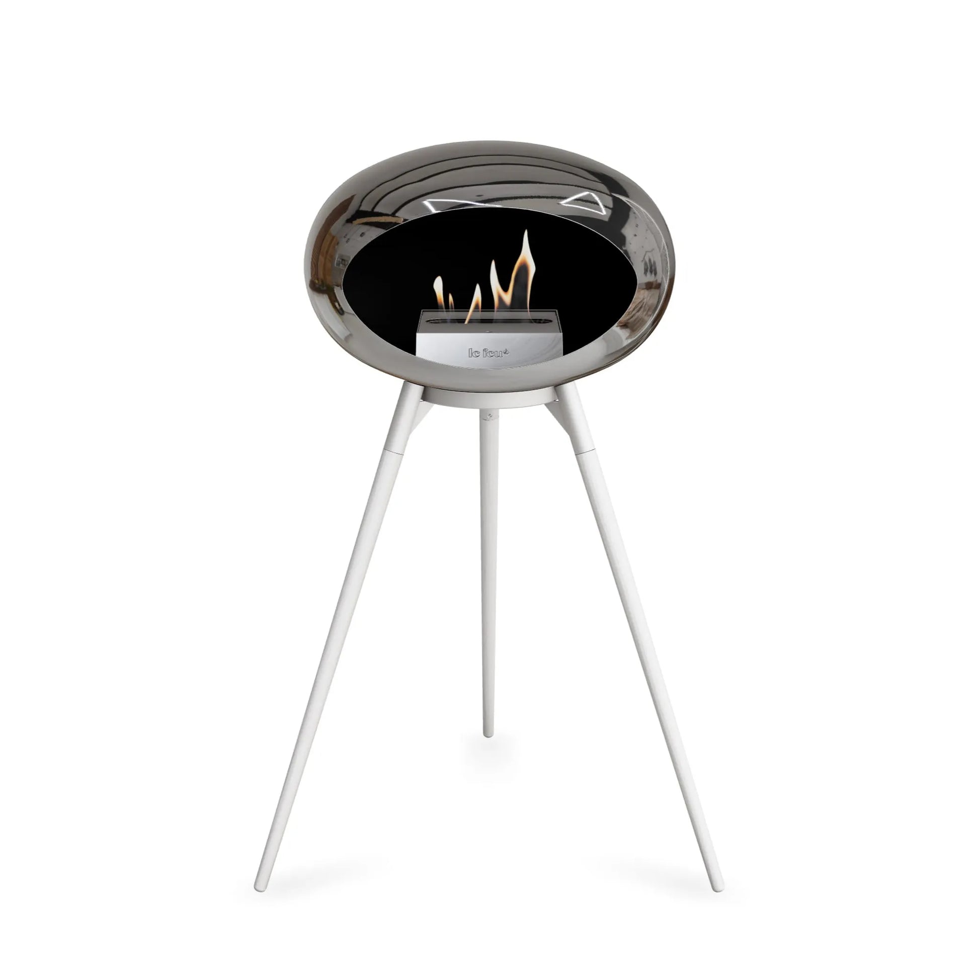  Le Feu Ground High Dome <br>Chromed Silver Nüline Distribution Fireplaces art-noise.myshopify.com le-feu-ground-high-dome-br-chromed-silver