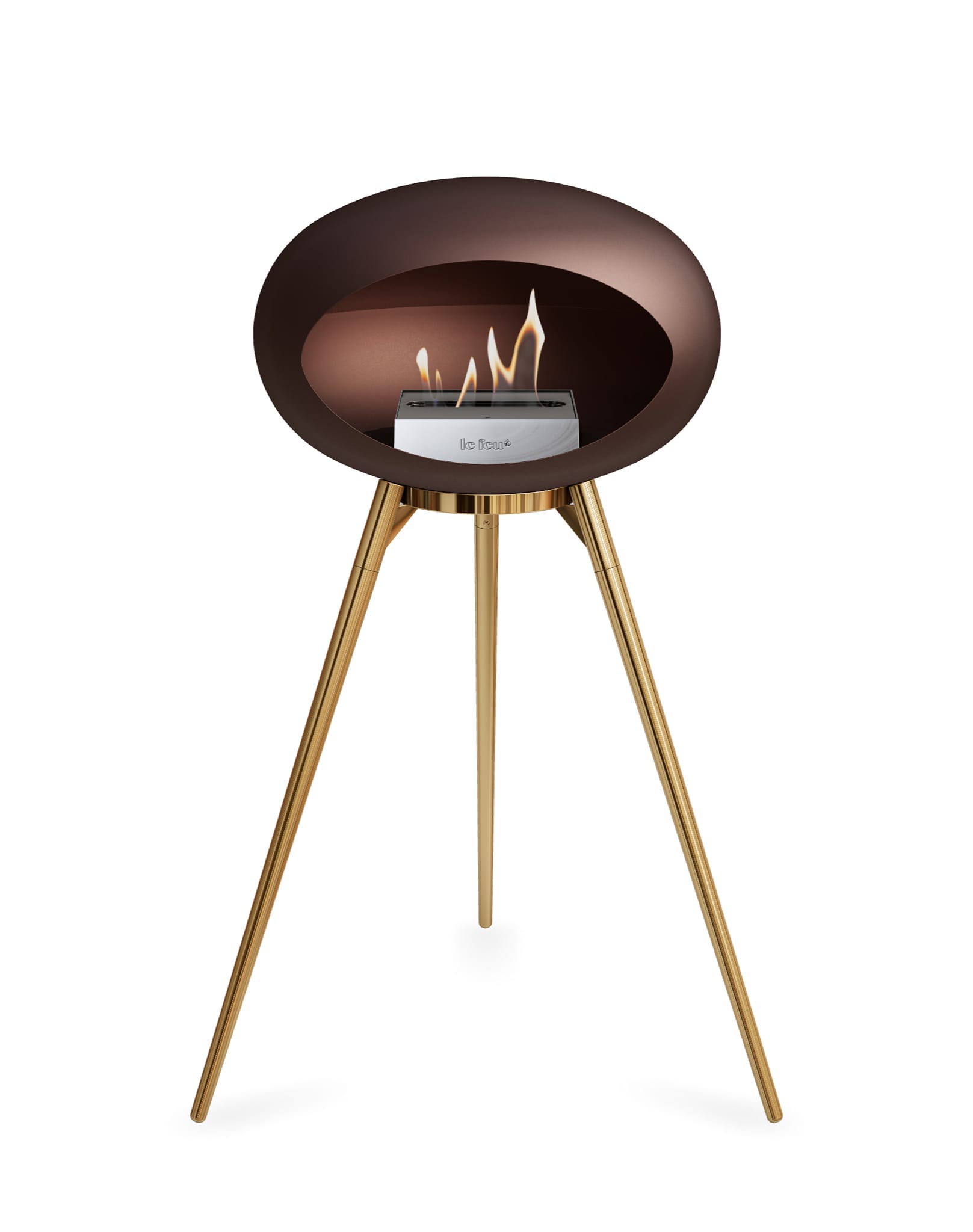 Le Feu Ground High Dome <br>Mocca Nüline Distribution Fireplaces art-noise.myshopify.com le-feu-ground-high-dome-br-mocca