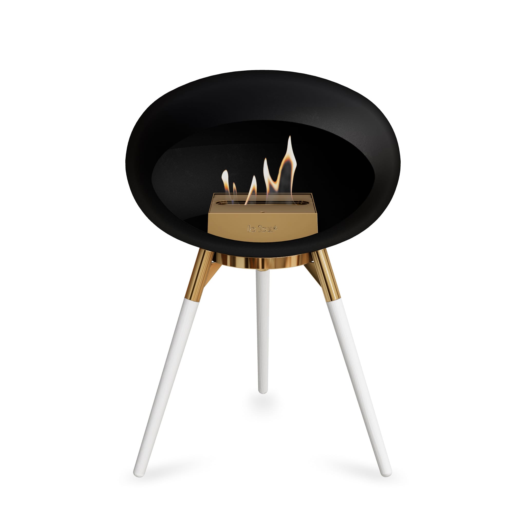 Le Feu Ground Low Dome <br>Black Nüline Distribution Fireplaces art-noise.myshopify.com le-feu-ground-low-dome-br-black