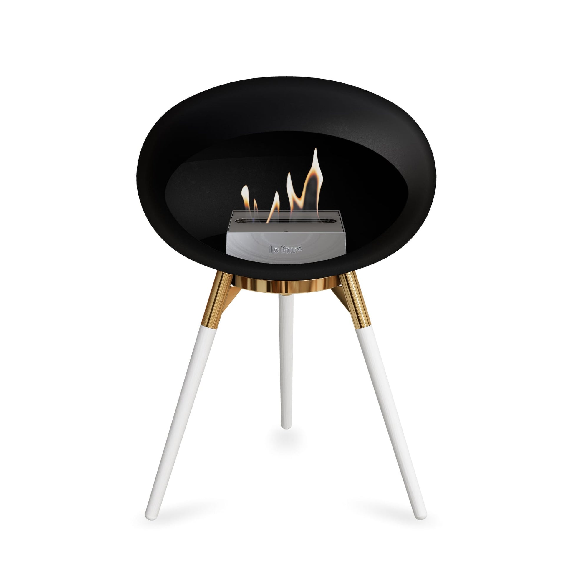 Le Feu Ground Low Dome <br>Black Nüline Distribution Fireplaces art-noise.myshopify.com le-feu-ground-low-dome-br-black