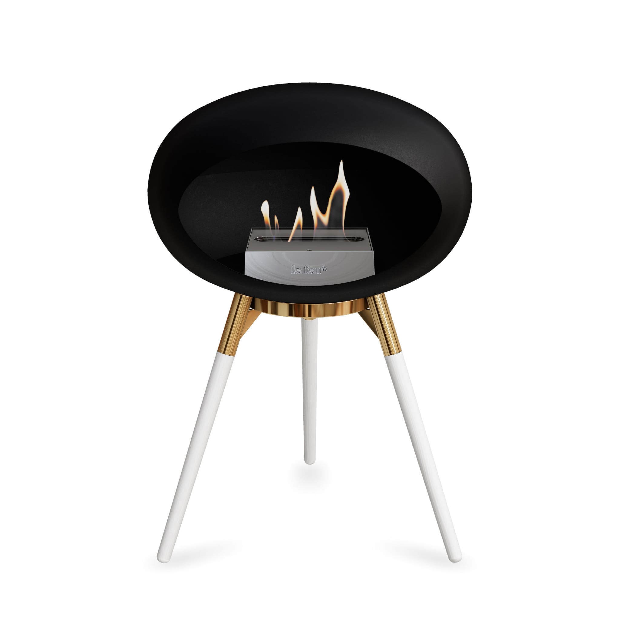 Le Feu Ground Low Dome <br>Black Nüline Distribution Fireplaces art-noise.myshopify.com le-feu-ground-low-dome-br-black