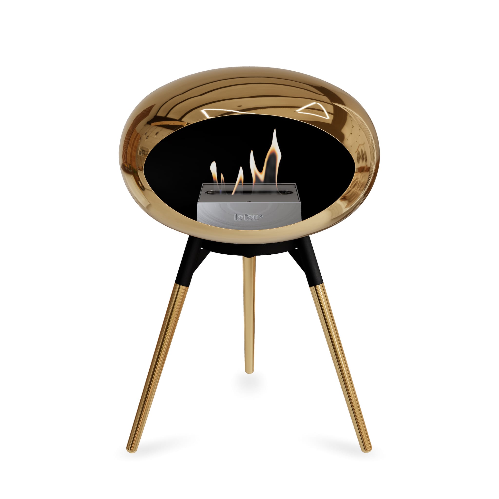 Le Feu Ground Low Dome <br>Chromed Rose Gold