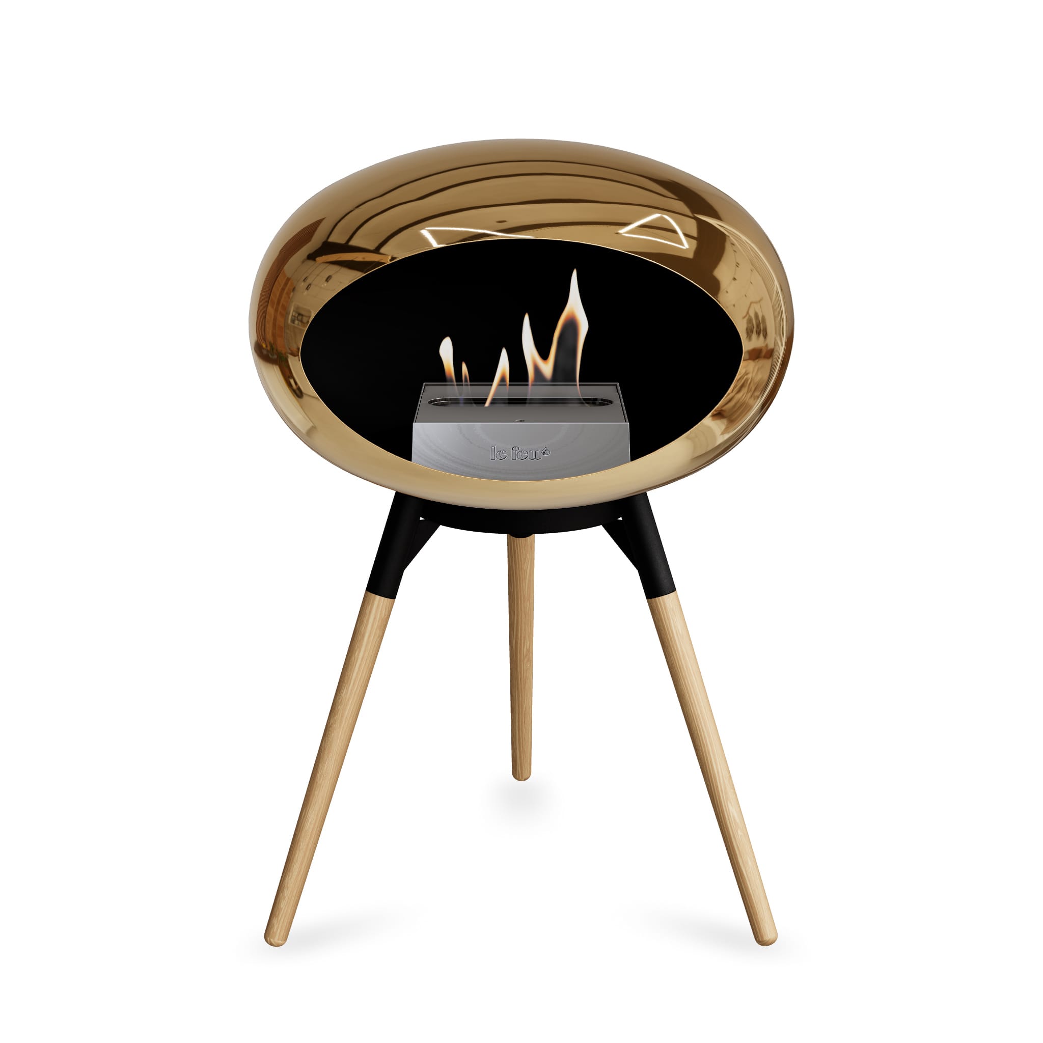 Le Feu Ground Low Dome <br>Chromed Rose Gold
