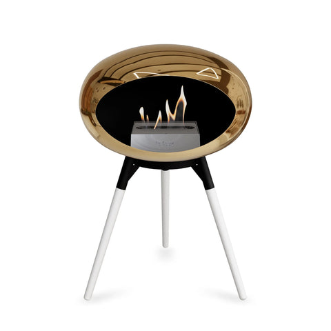  Le Feu Ground Low Dome <br>Chromed Rose Gold Nüline Distribution Fireplaces art-noise.myshopify.com le-feu-ground-low-dome-br-chromed-rose-gold