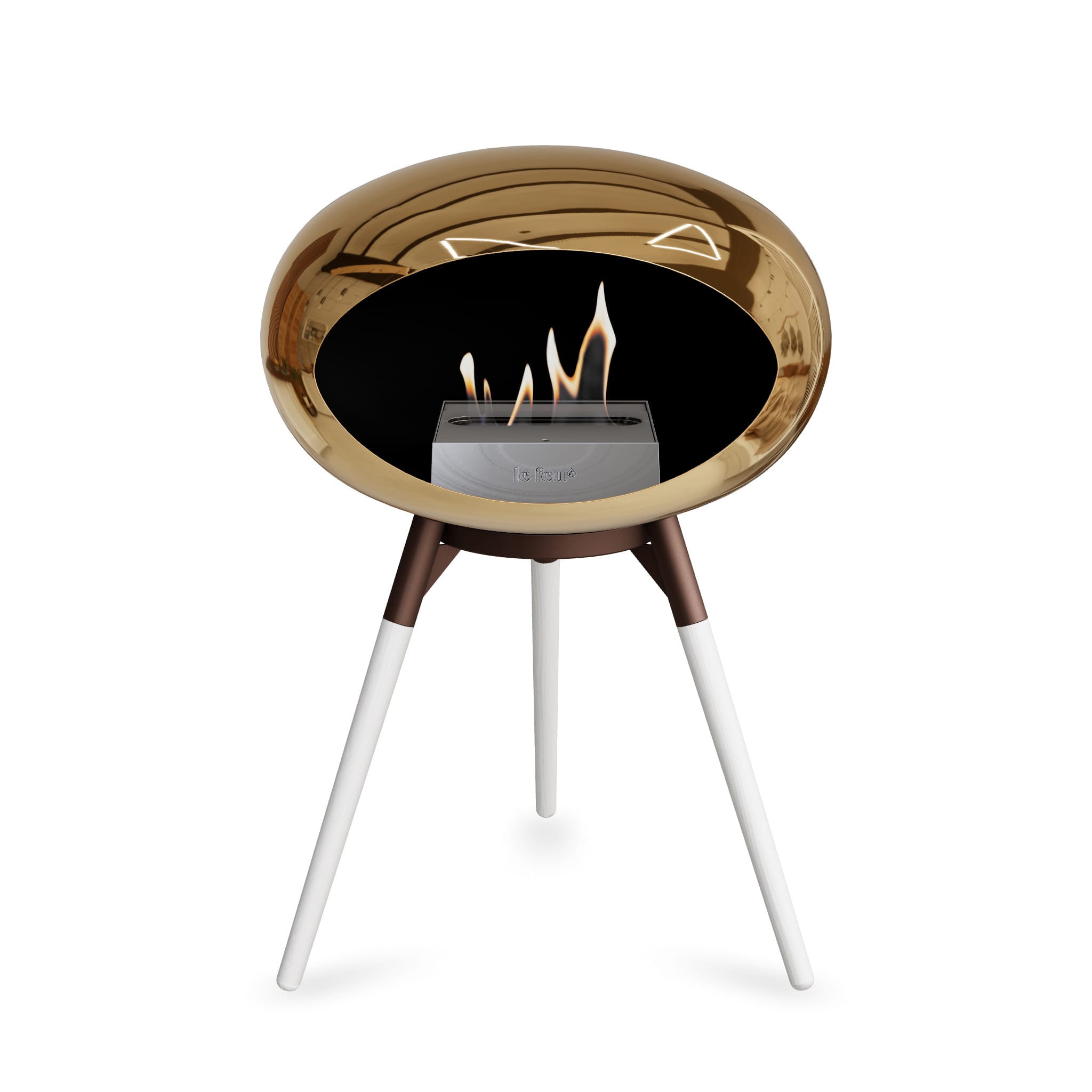 Le Feu Ground Low Dome <br>Chromed Rose Gold