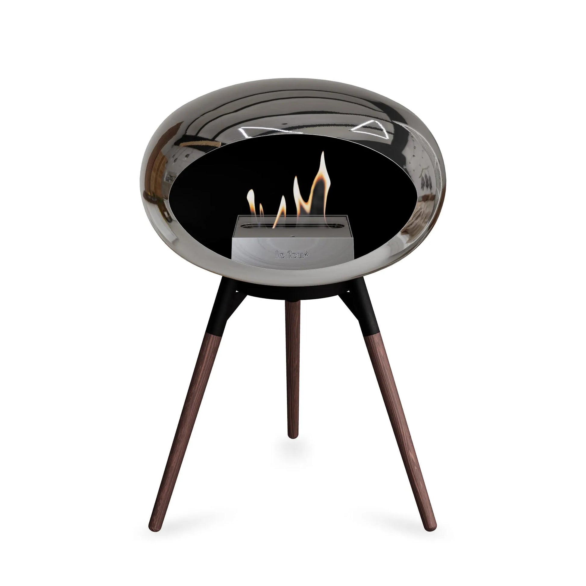  Le Feu Ground Low Dome <br>Chromed Silver Nüline Distribution Fireplaces art-noise.myshopify.com le-feu-ground-low-dome-br-chromed-silver