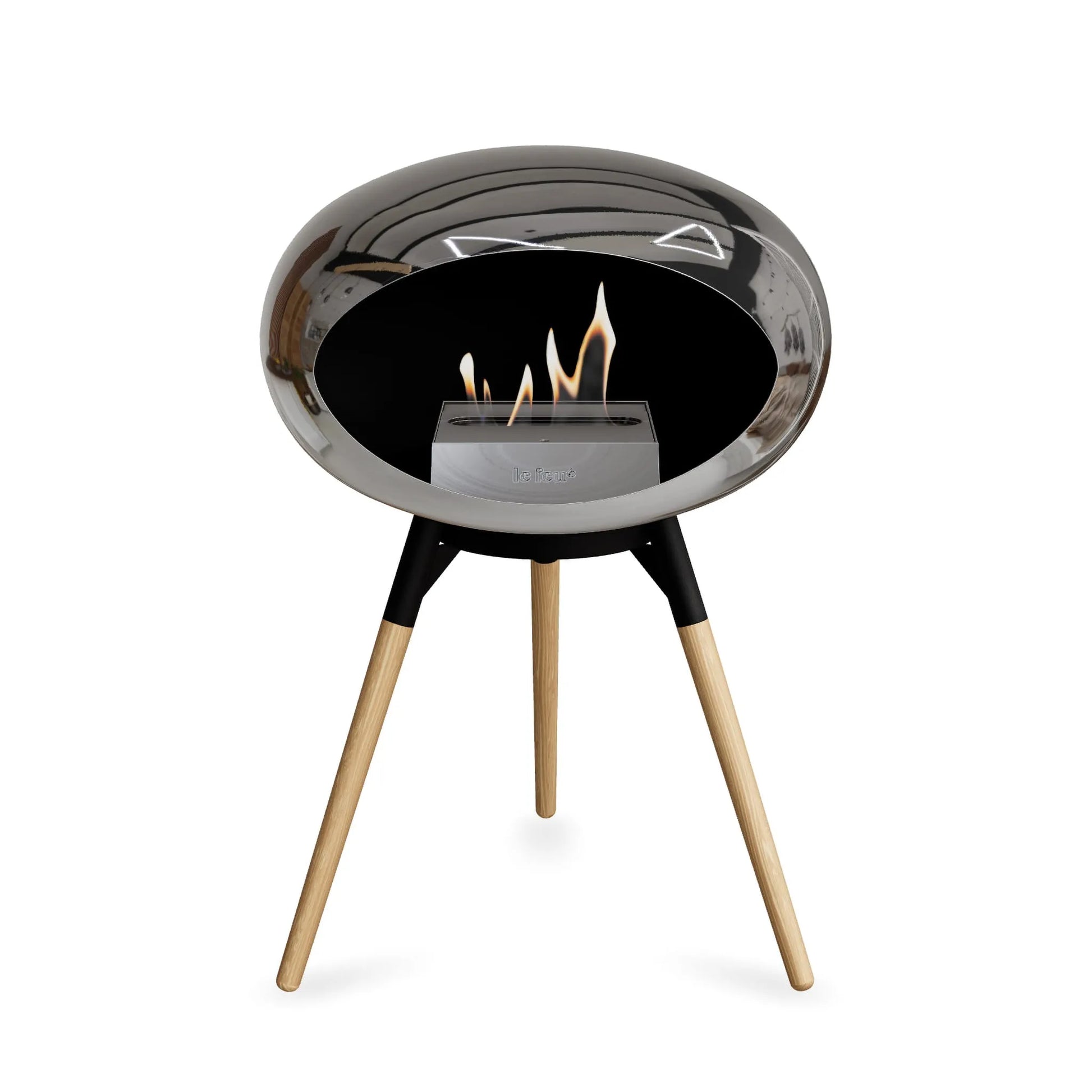  Le Feu Ground Low Dome <br>Chromed Silver Nüline Distribution Fireplaces art-noise.myshopify.com le-feu-ground-low-dome-br-chromed-silver
