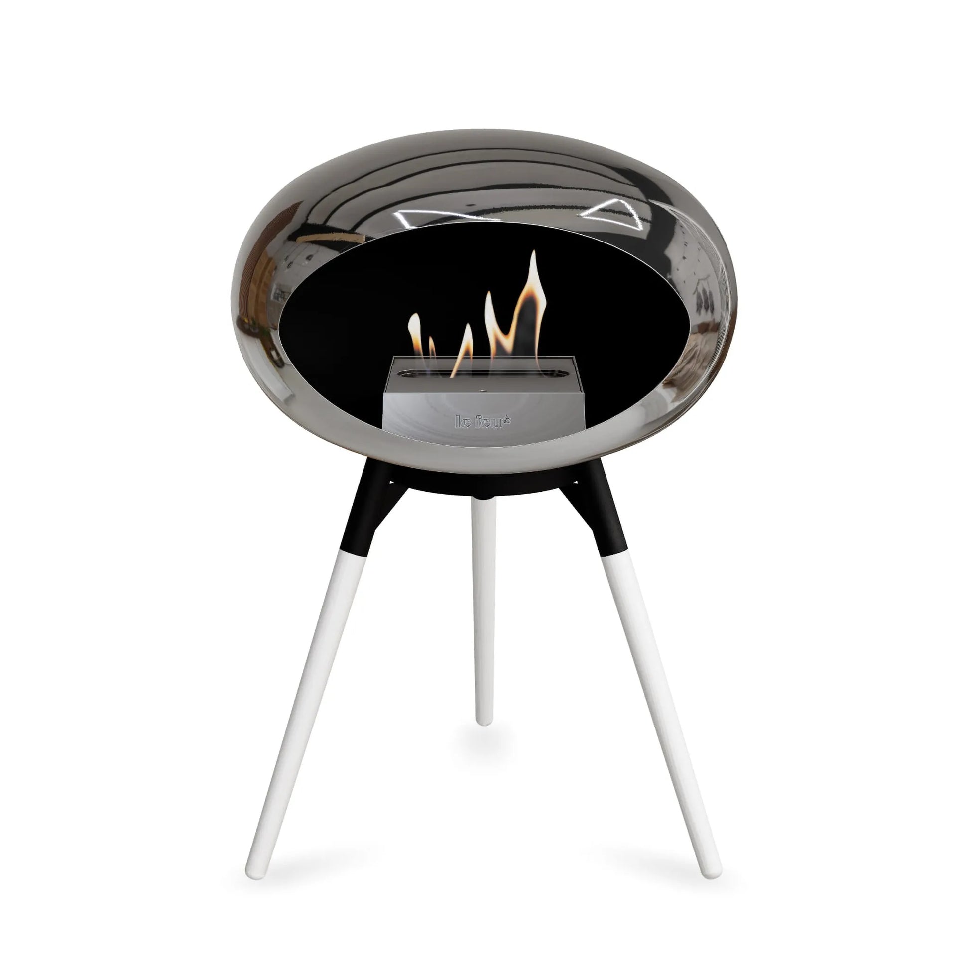  Le Feu Ground Low Dome <br>Chromed Silver Nüline Distribution Fireplaces art-noise.myshopify.com le-feu-ground-low-dome-br-chromed-silver