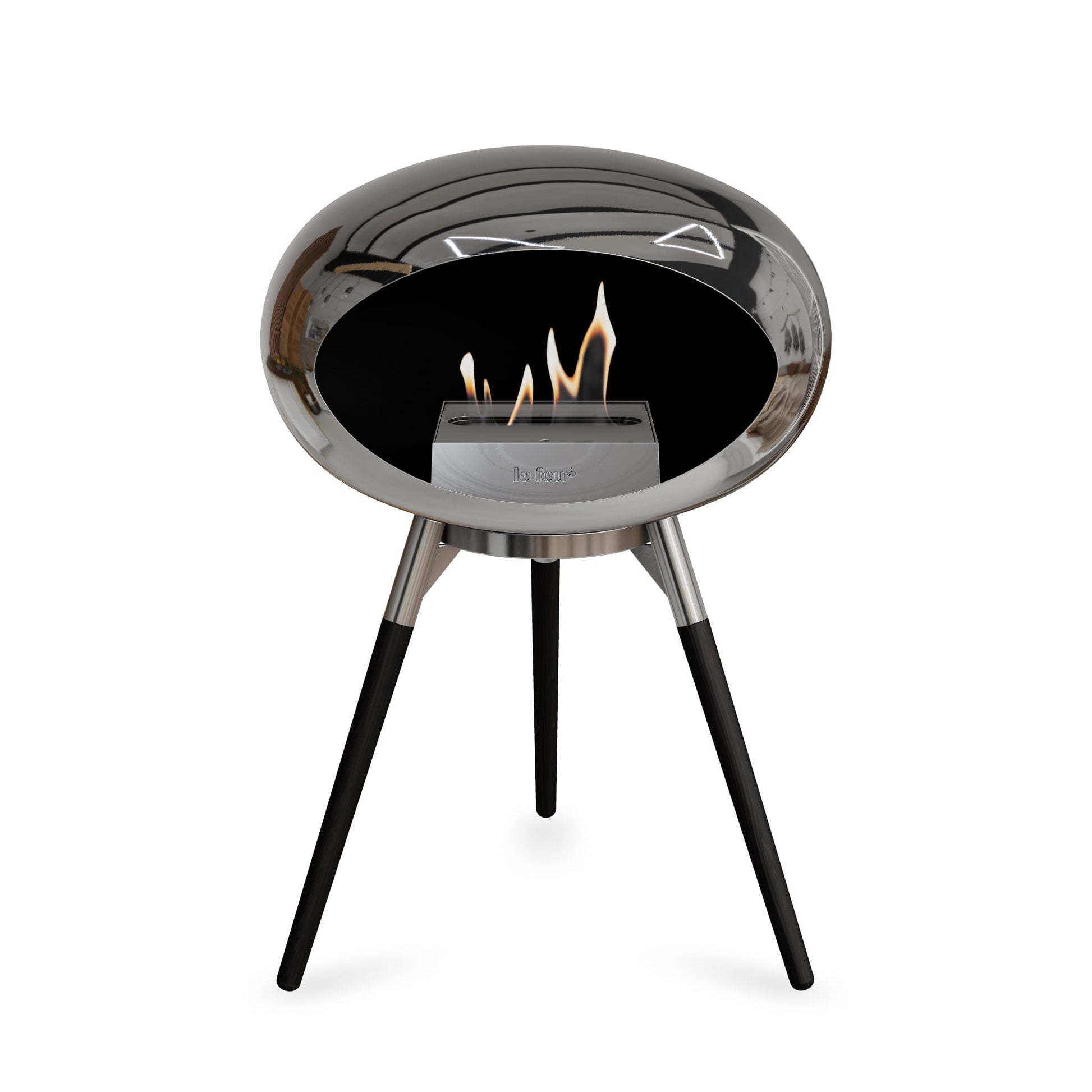 Le Feu Ground Low Dome <br>Chromed Silver Nüline Distribution Fireplaces art-noise.myshopify.com le-feu-ground-low-dome-br-chromed-silver