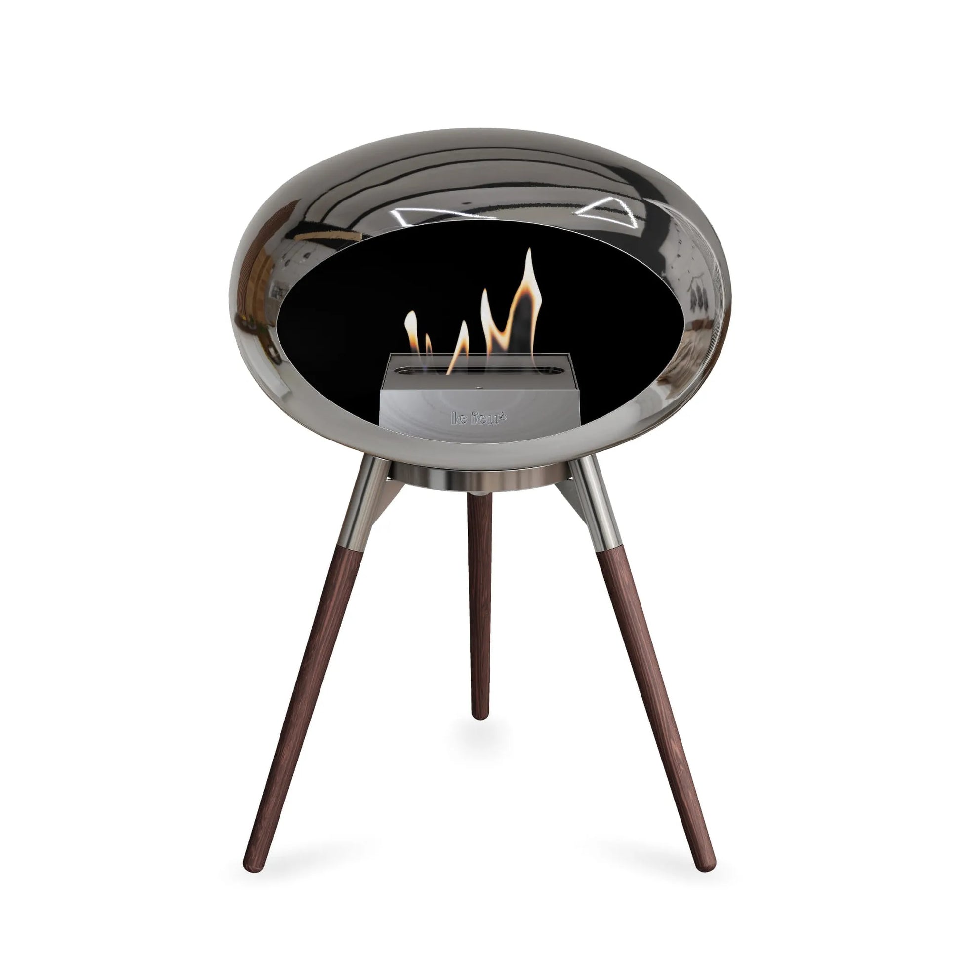  Le Feu Ground Low Dome <br>Chromed Silver Nüline Distribution Fireplaces art-noise.myshopify.com le-feu-ground-low-dome-br-chromed-silver