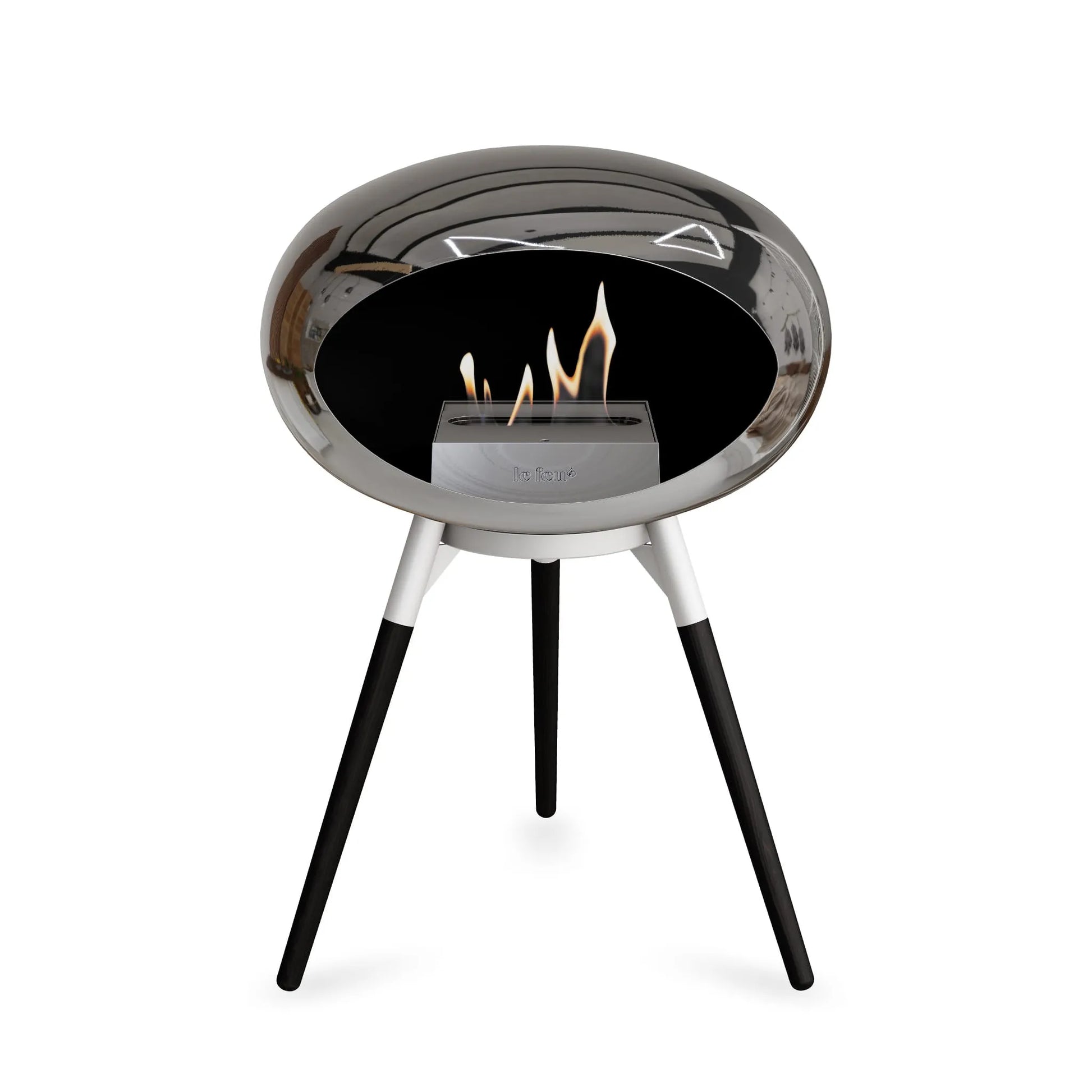  Le Feu Ground Low Dome <br>Chromed Silver Nüline Distribution Fireplaces art-noise.myshopify.com le-feu-ground-low-dome-br-chromed-silver