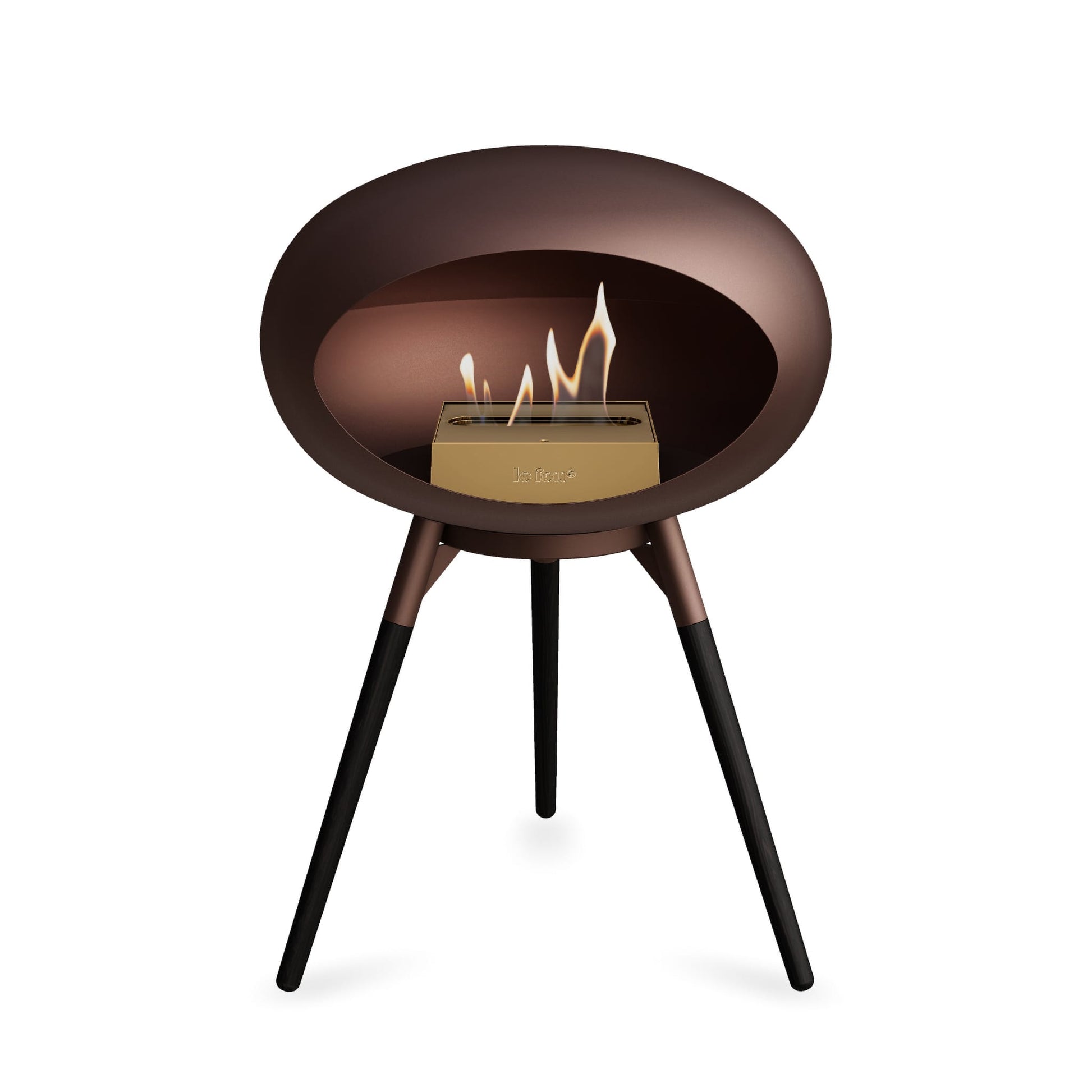 Le Feu Ground Low Dome <br>Mocca Nüline Distribution Fireplaces art-noise.myshopify.com le-feu-ground-low-dome-br-mocca
