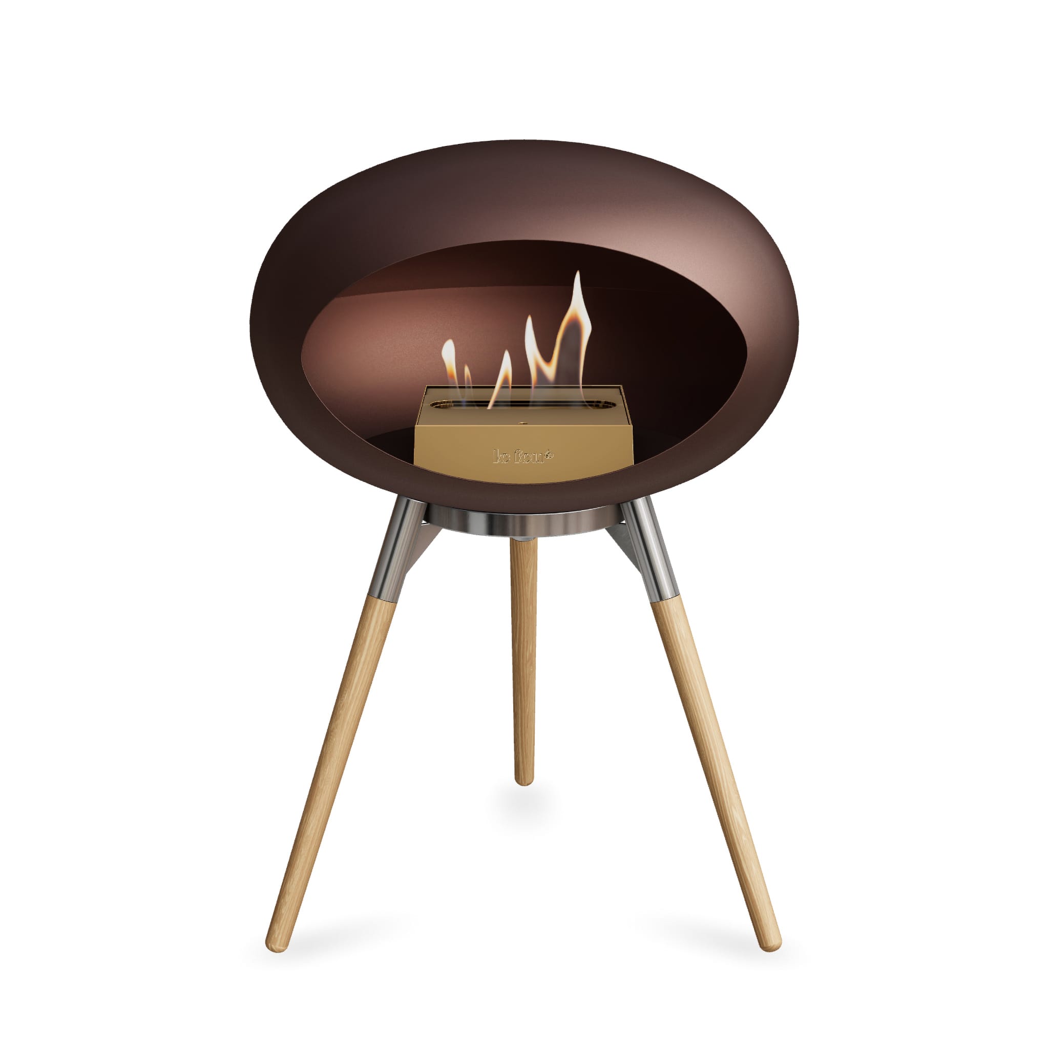 Le Feu Ground Low Dome <br>Mocca Nüline Distribution Fireplaces art-noise.myshopify.com le-feu-ground-low-dome-br-mocca
