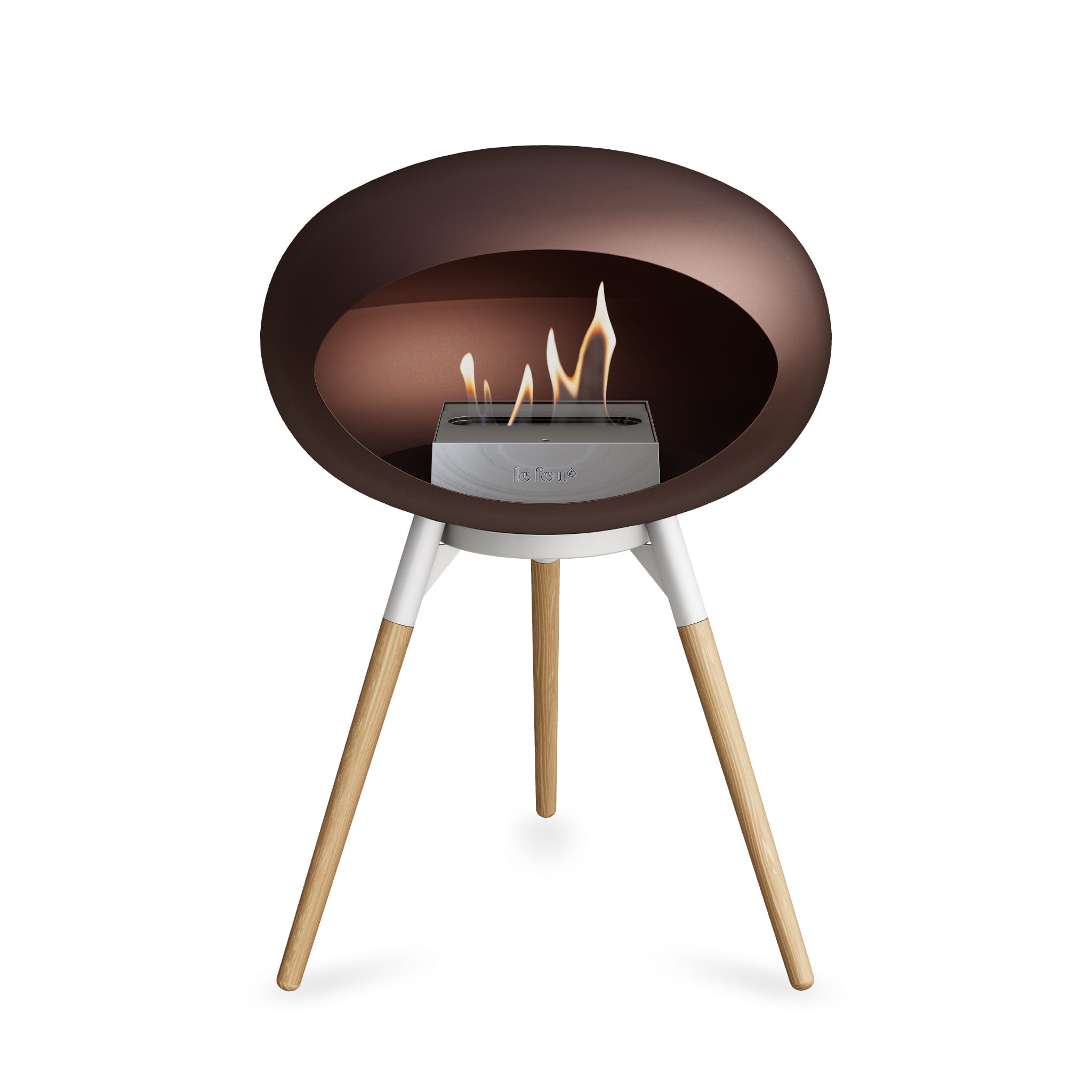 Le Feu Ground Low Dome <br>Mocca Nüline Distribution Fireplaces art-noise.myshopify.com le-feu-ground-low-dome-br-mocca