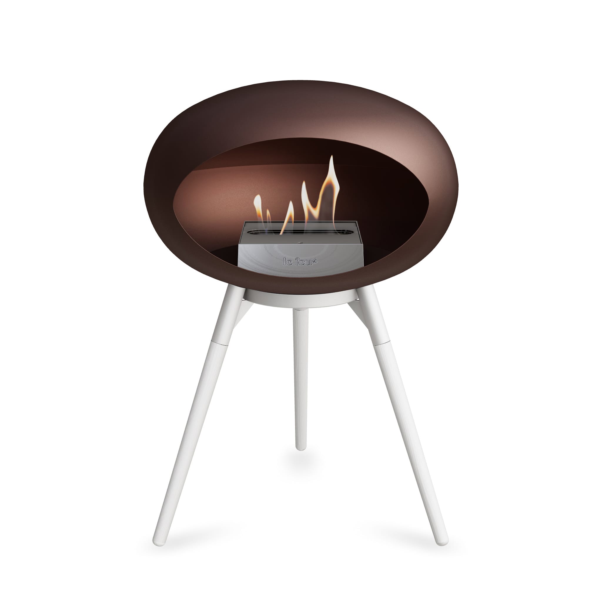 Le Feu Ground Low Dome <br>Mocca Nüline Distribution Fireplaces art-noise.myshopify.com le-feu-ground-low-dome-br-mocca