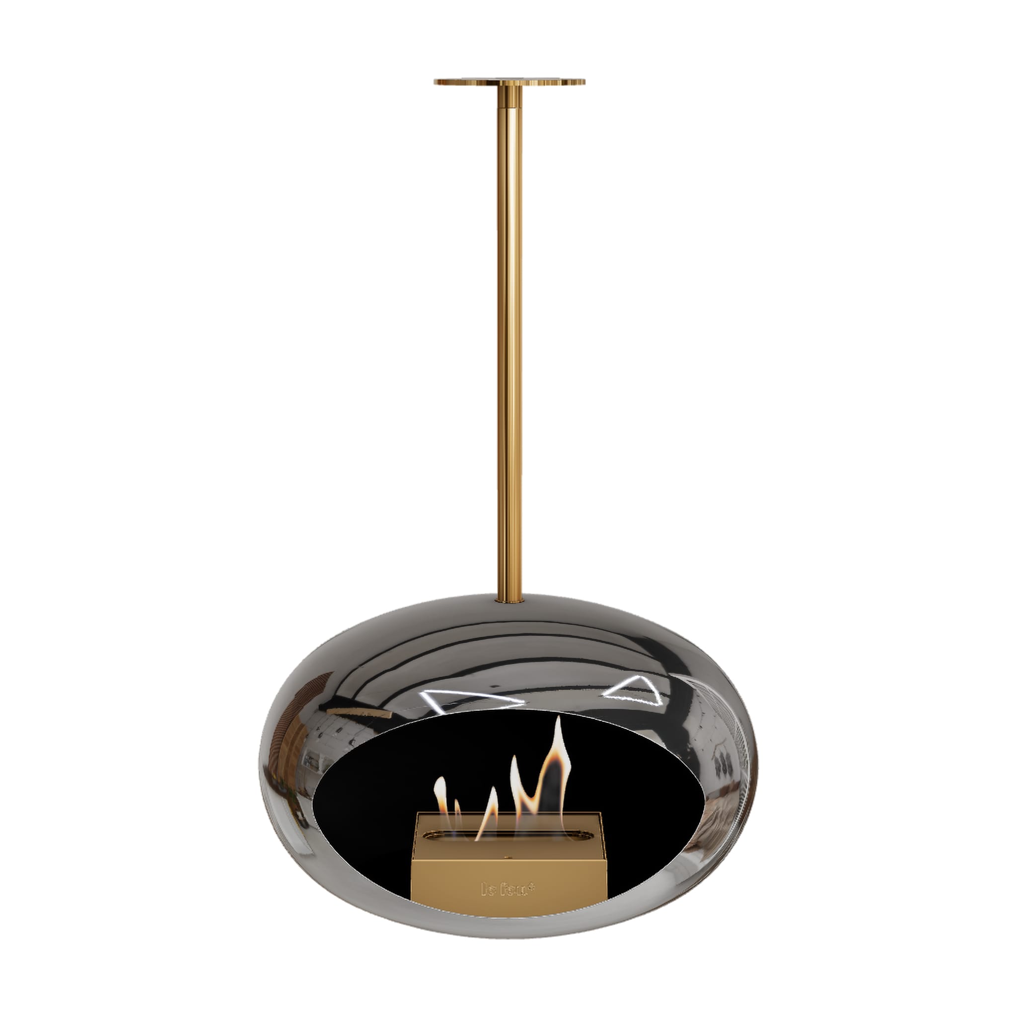 Le Feu Sky Dome <br>Chromed Silver Nüline Distribution Fireplaces art-noise.myshopify.com le-feu-sky-dome-br-chromed-silver