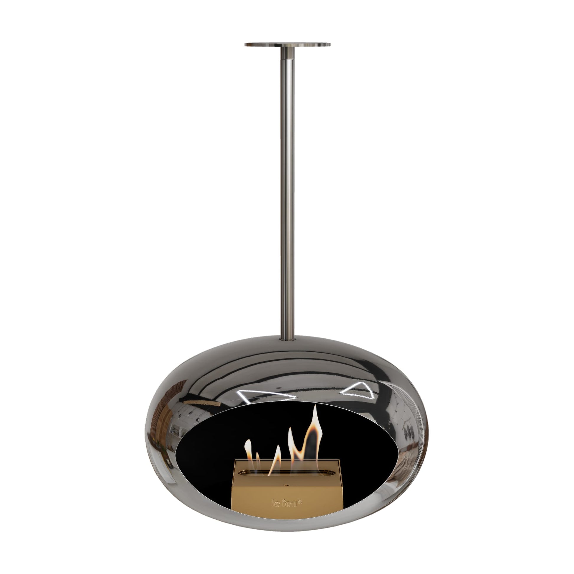 Le Feu Sky Dome <br>Chromed Silver Nüline Distribution Fireplaces art-noise.myshopify.com le-feu-sky-dome-br-chromed-silver